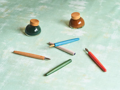 Mini Maple Pen Holder, Cloud