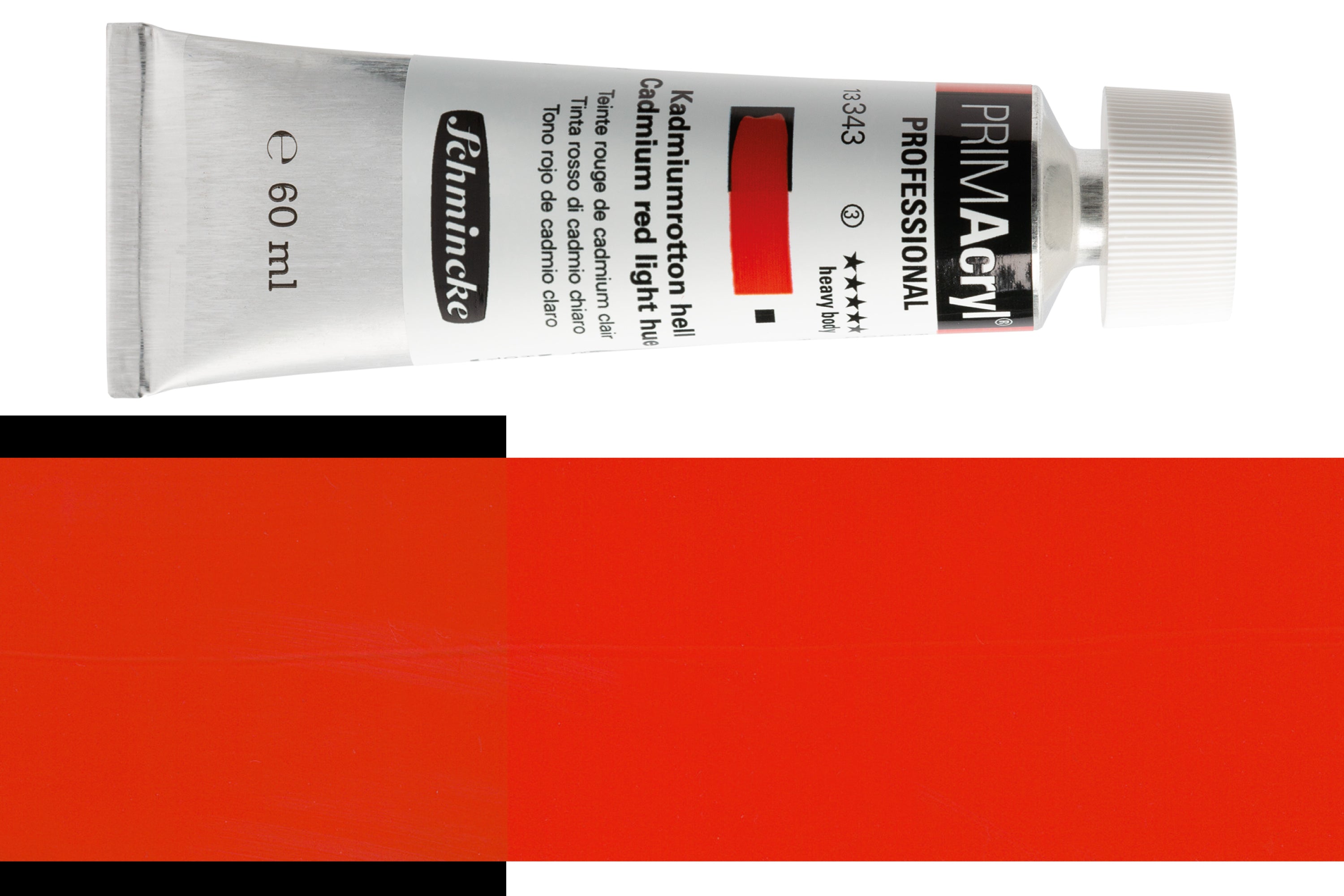 PRIMAcryl Professional Acrylic, #343 Cadmium Red Light Hue