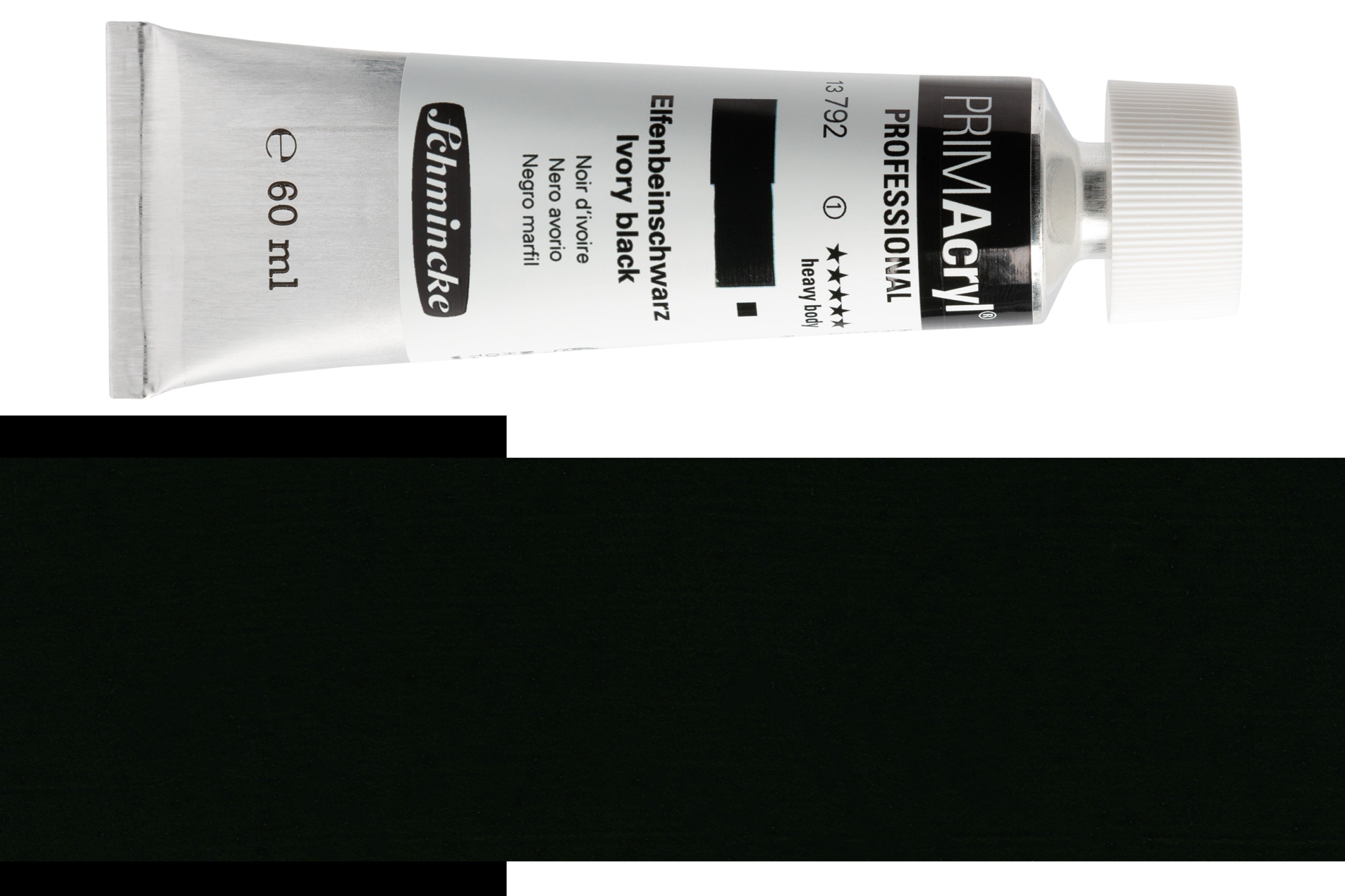 PRIMAcryl Professional Acrylic, #792 Ivory Black