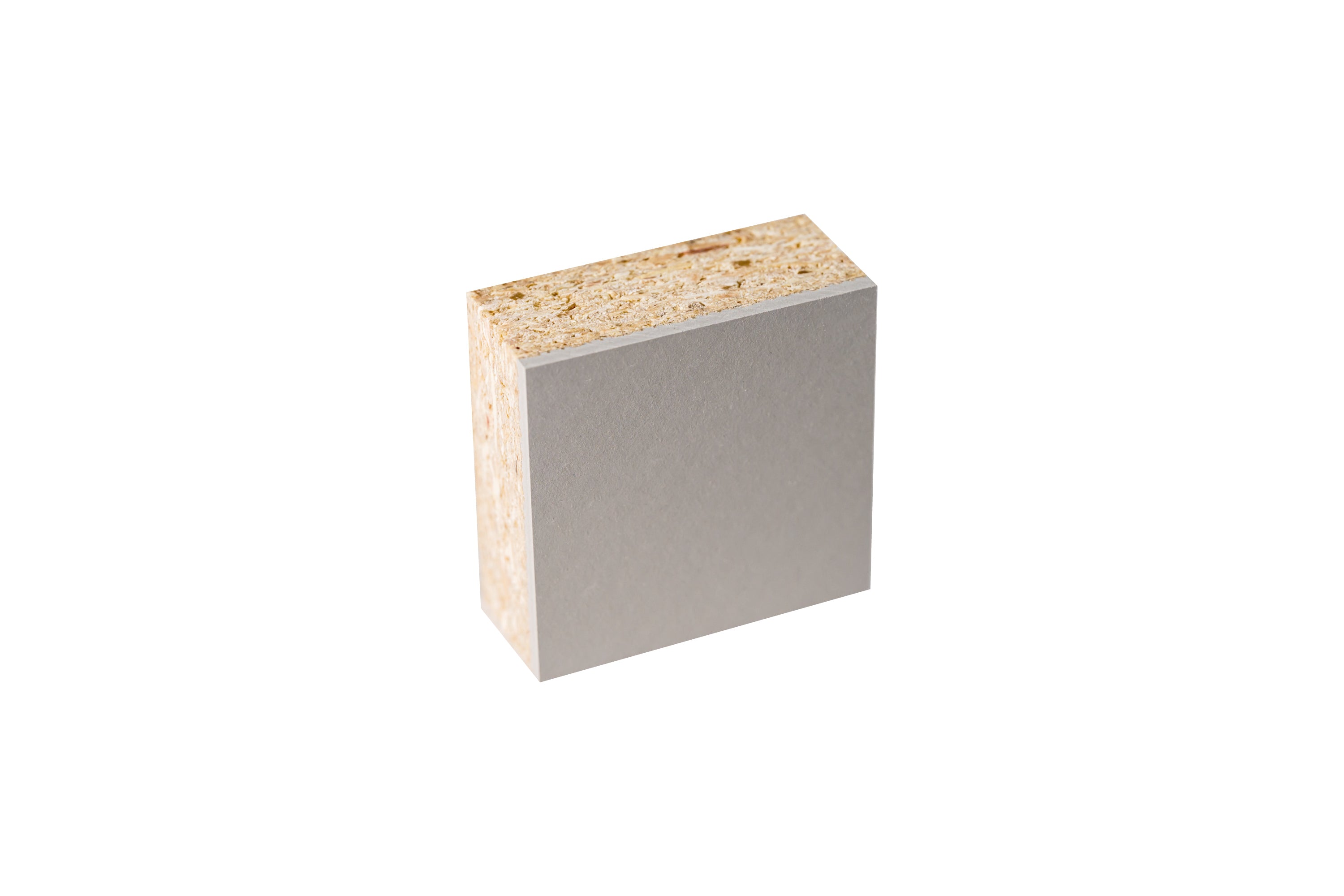 Mounted Grey Linoleum Block