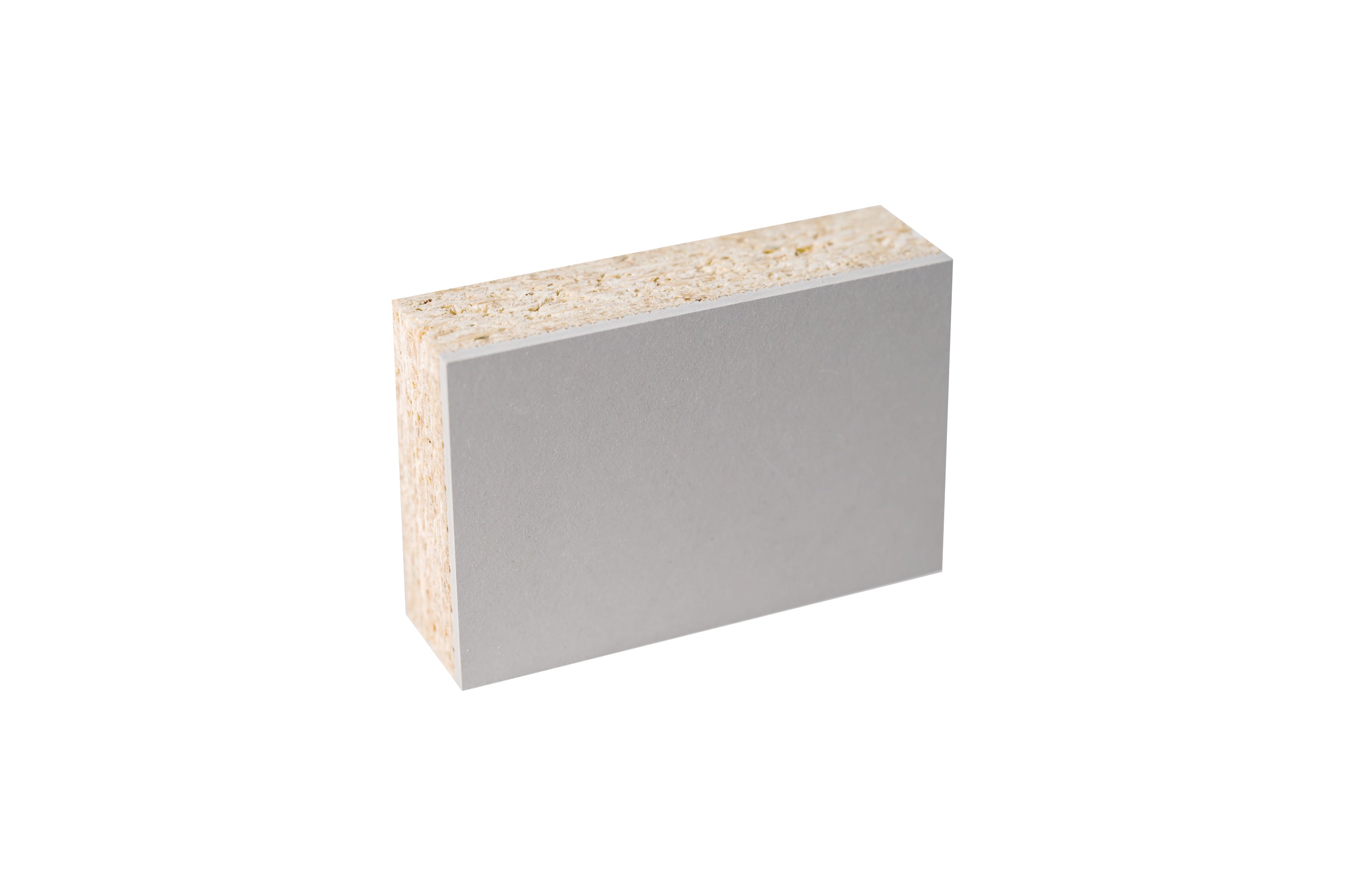 Mounted Grey Linoleum Block