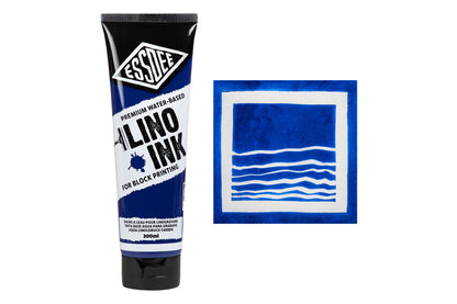 Essdee Premium Block Printing Ink, Brilliant Blue, 300 mL