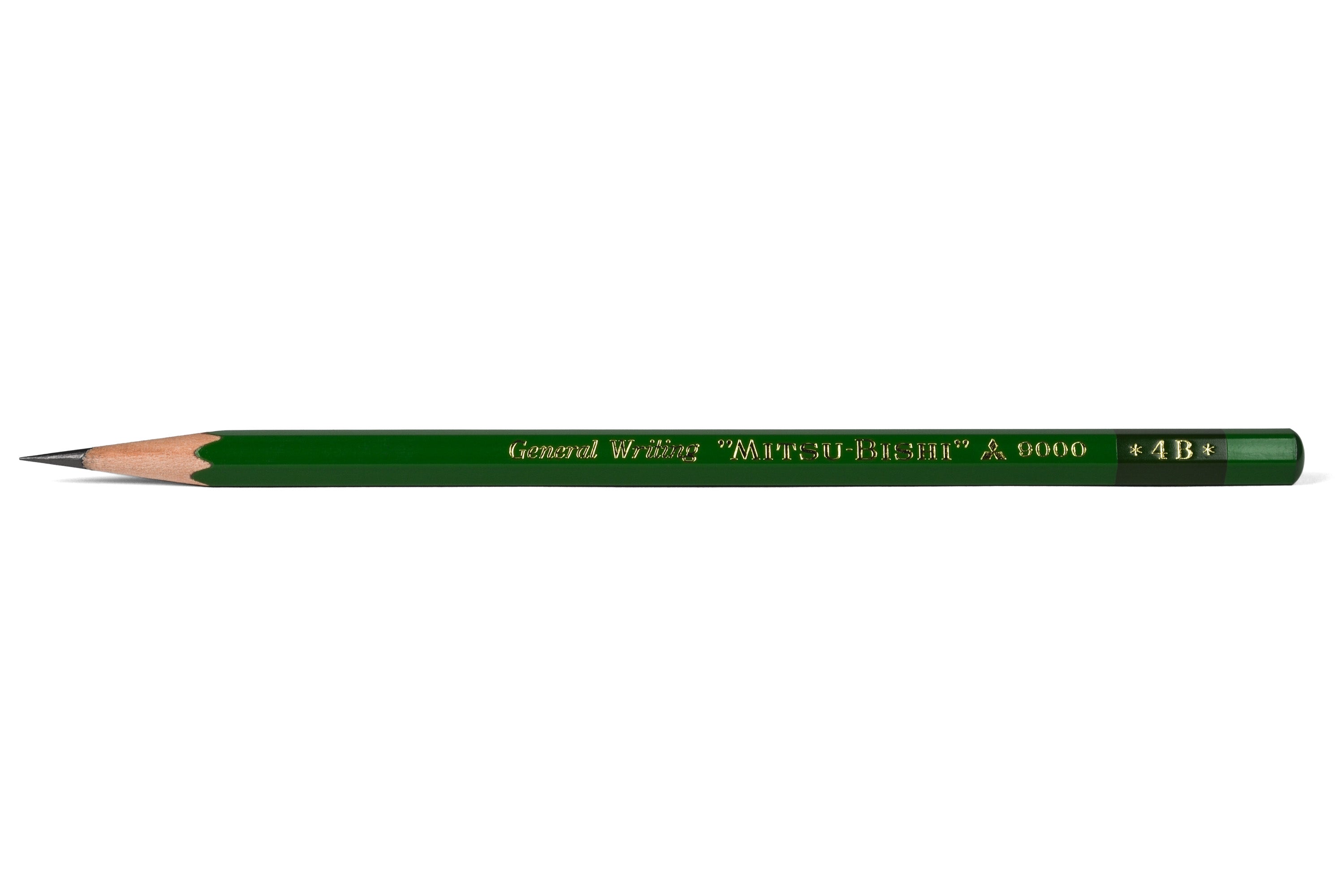 Mitsubishi 9000 Pencil, 4B, Set of 12