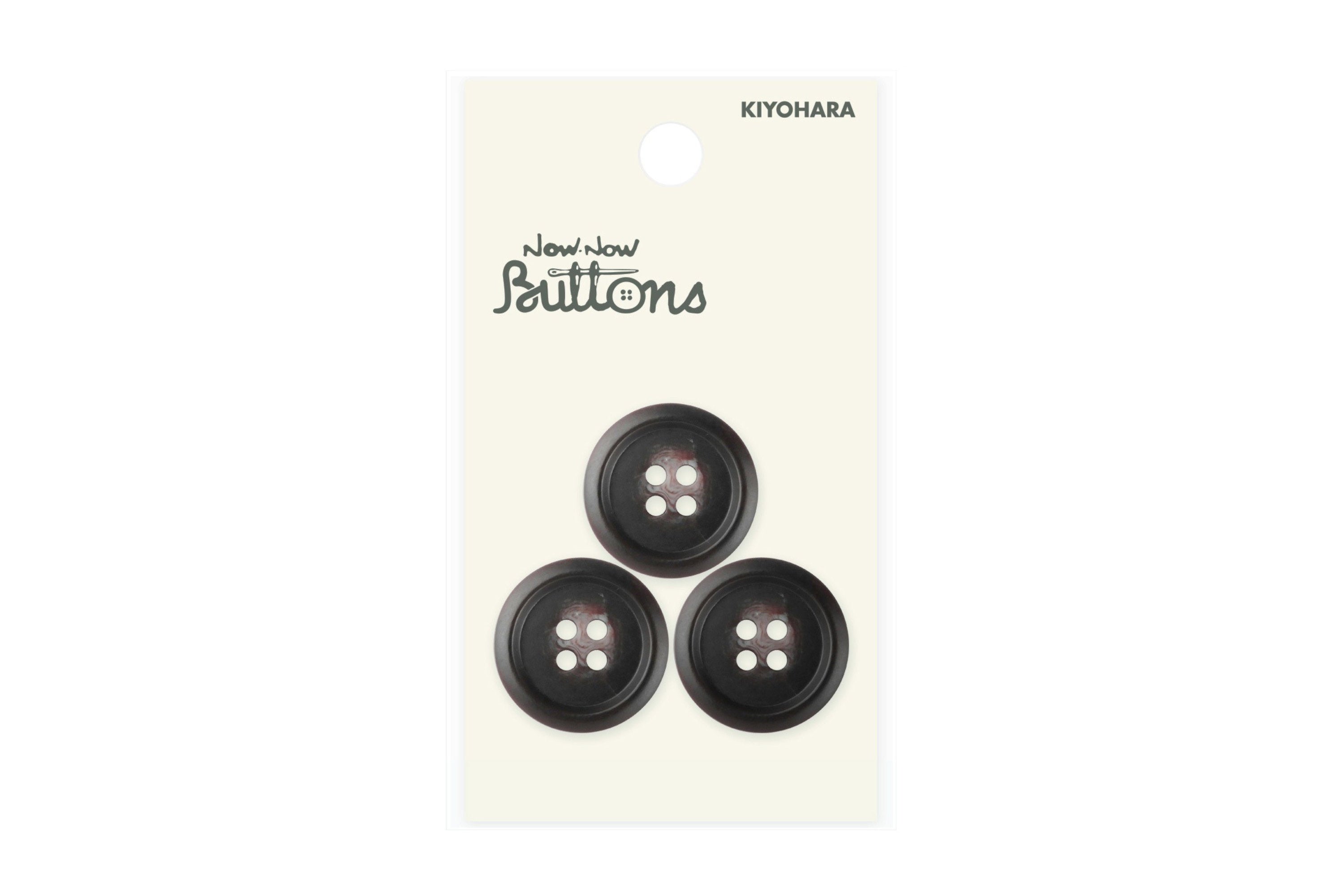 Now Now Buttons, Mottled Brown
