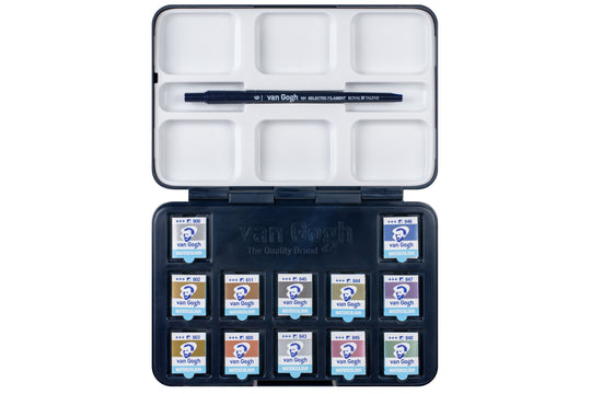 Van Gogh Watercolor, Metallic Set of 12