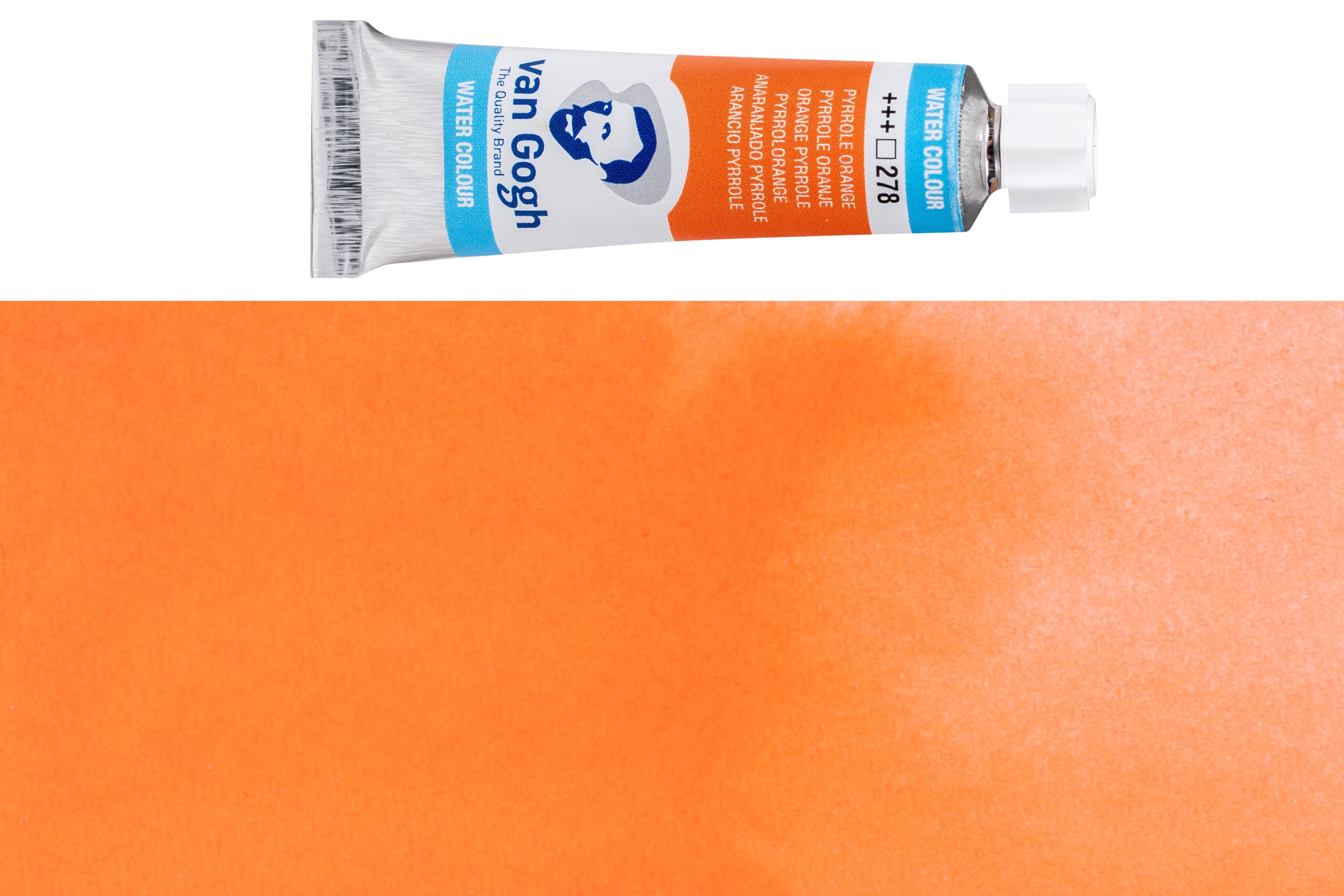 Van Gogh Watercolor, 10 mL, #278 Pyrrole Orange