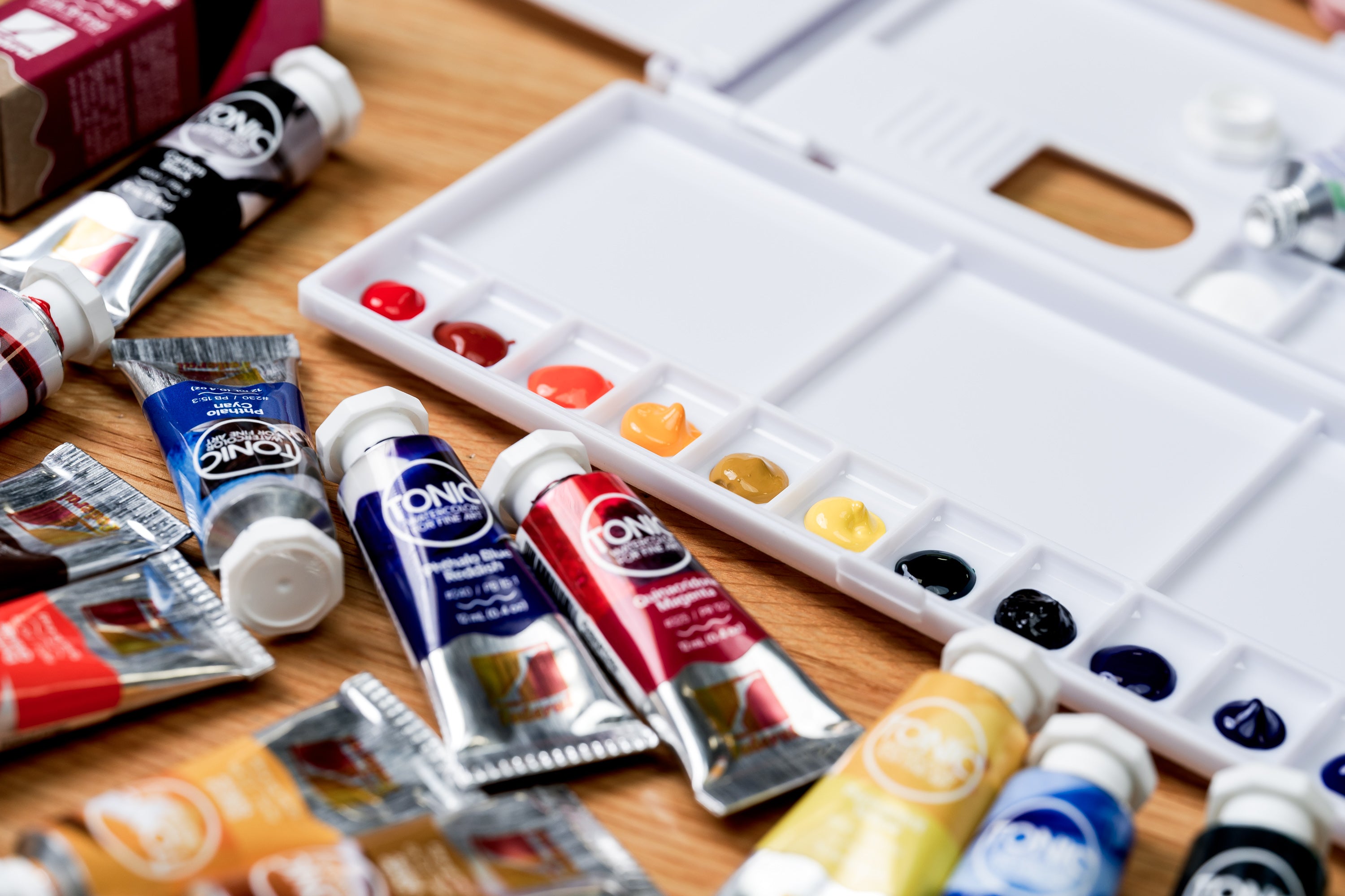 Folding Watercolor Palette
