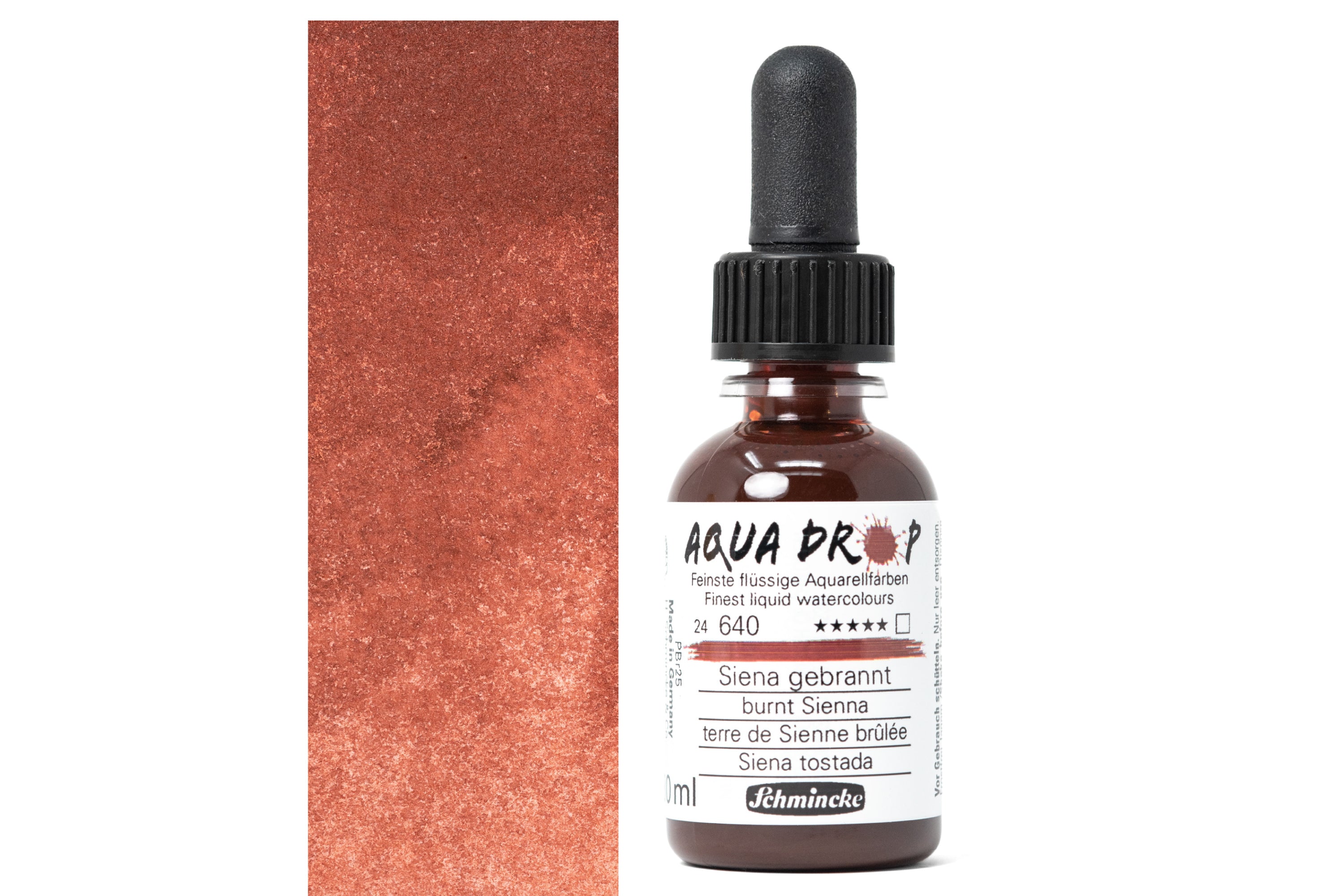 Aqua Drop Liquid Watercolors, #640 Burnt Sienna