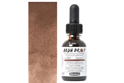 Aqua Drop Liquid Watercolors, #660 Burnt Umber