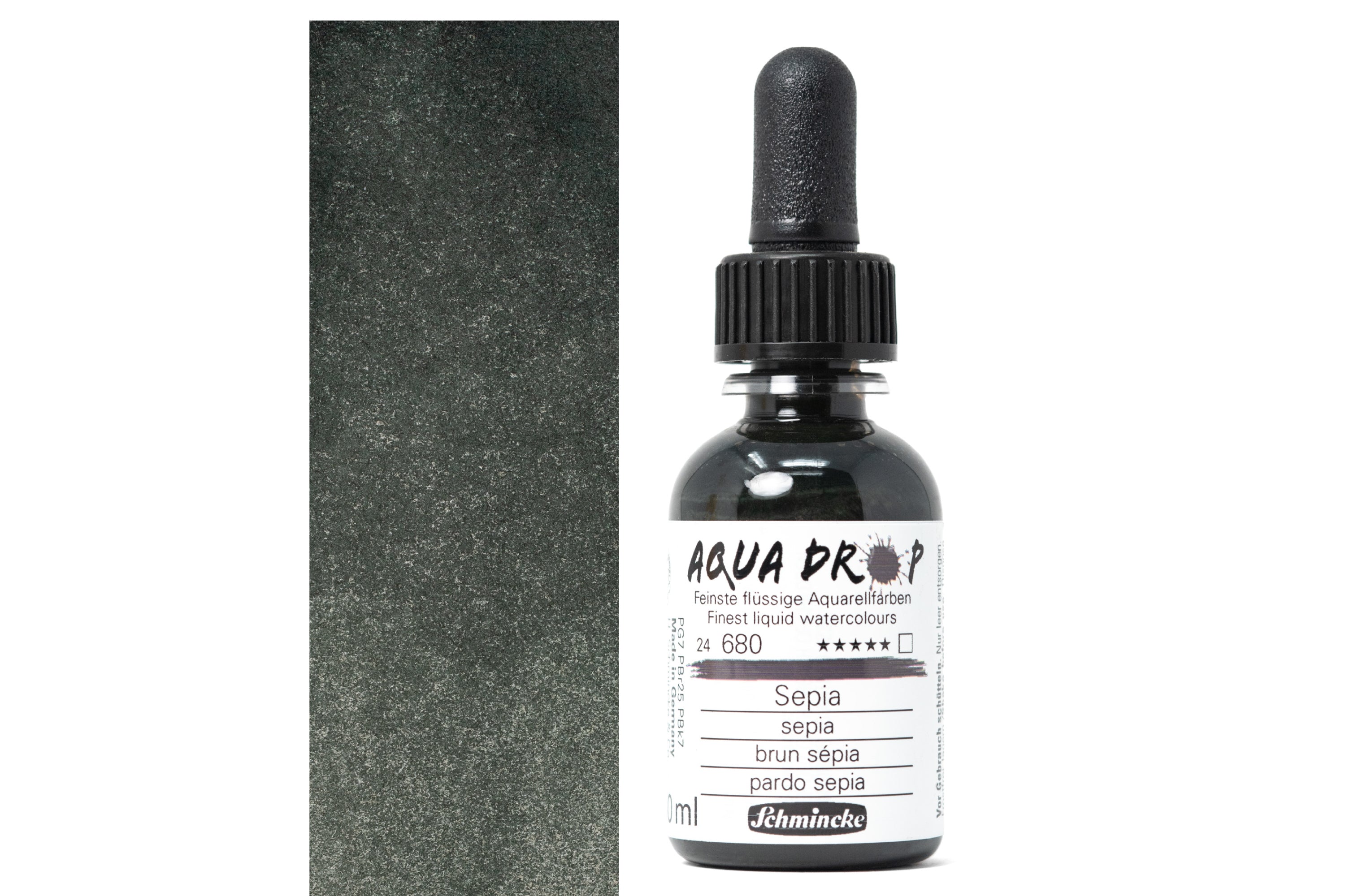 Aqua Drop Liquid Watercolors, #680 Sepia