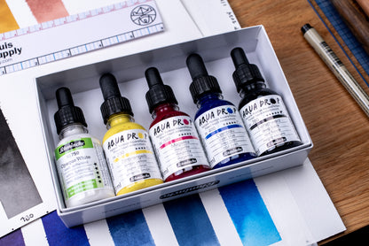 Aqua Drop Liquid Watercolors, Modern Mixing Set