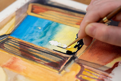 Arches Watercolor Paper Block, Rough, 3.9" x 9.8"