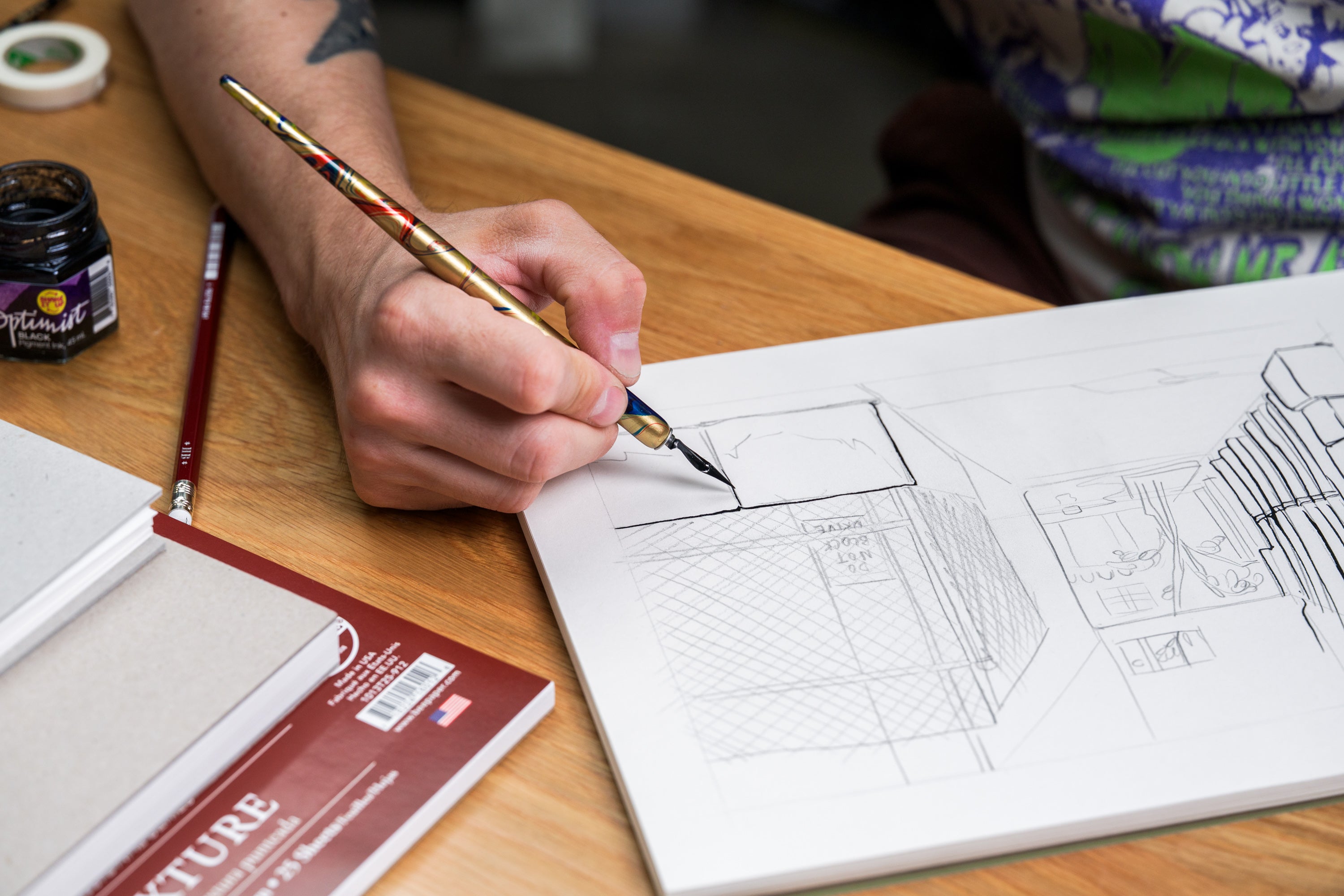 Heavyweight Premium Drawing Pad, 9" x 12"