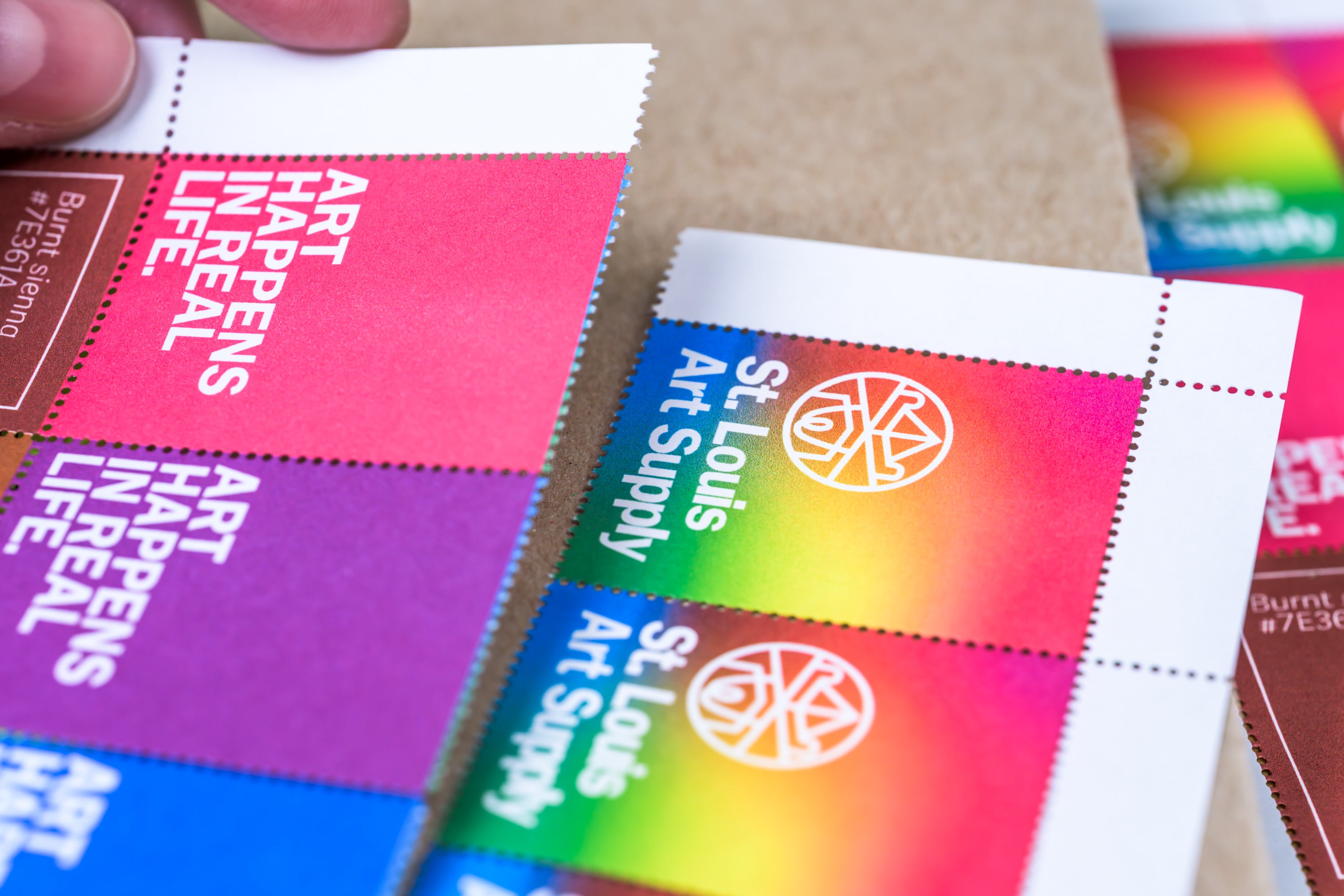 Lick & Stick Blank Stamp Sheets, 8.5" x 11"