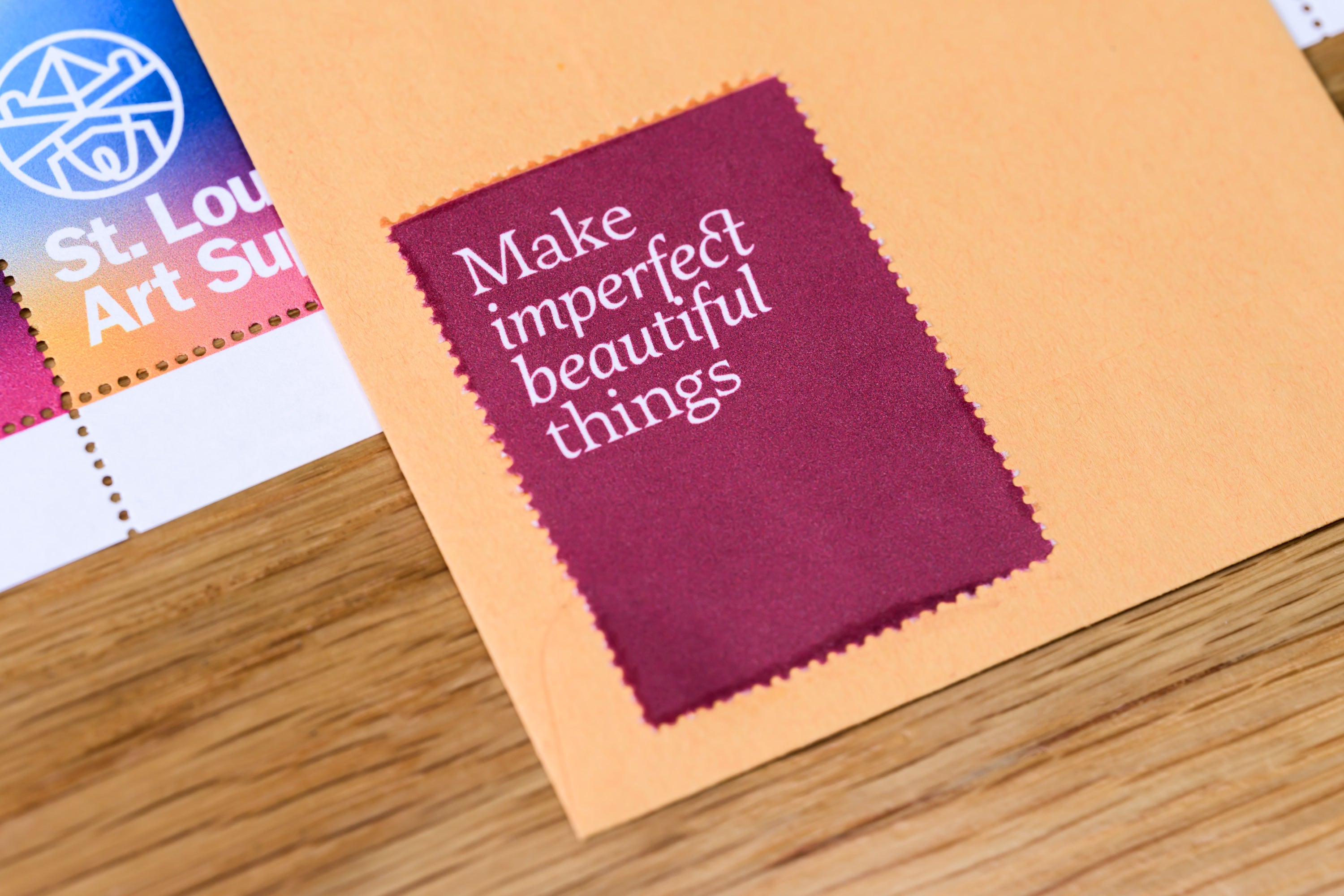 Lick & Stick Blank Stamp Sheets, 8.5" x 11"