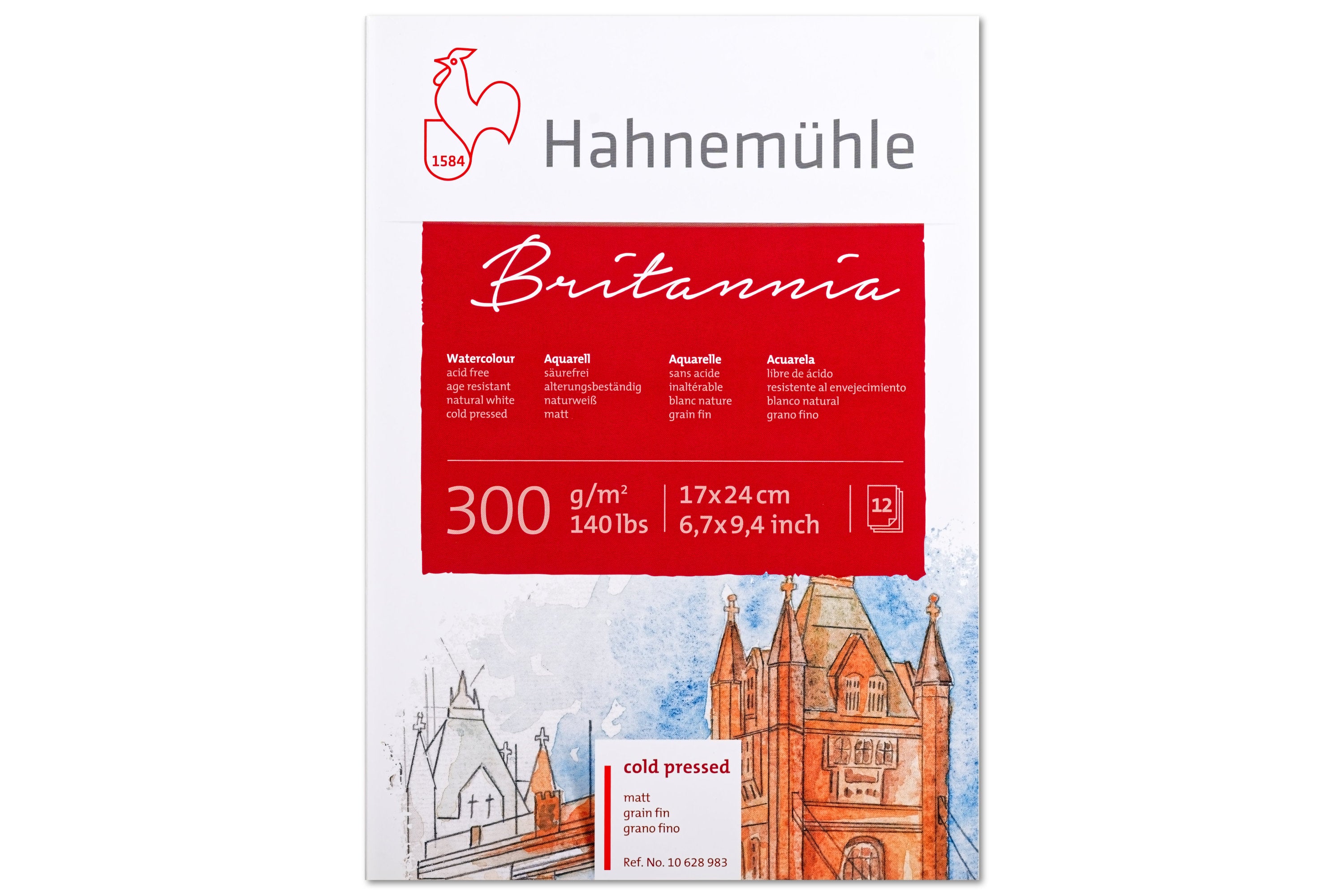 Brittania Watercolor Block, Cold Press