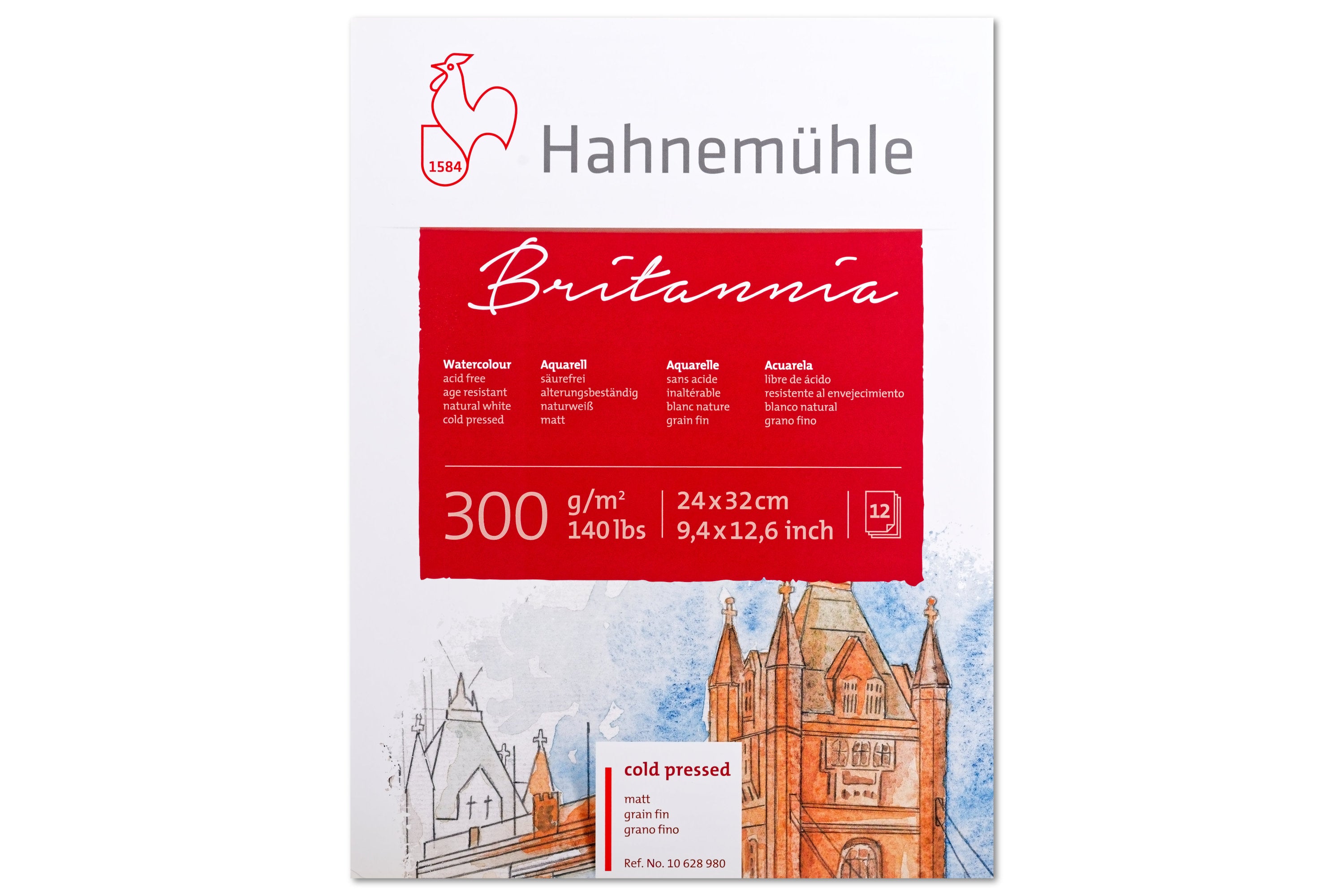 Brittania Watercolor Block, Cold Press