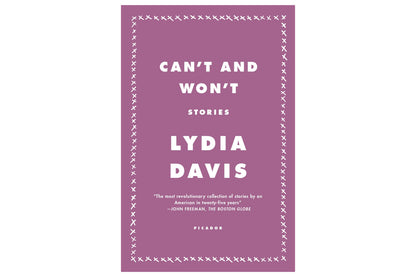 Can't and Won't: Stories