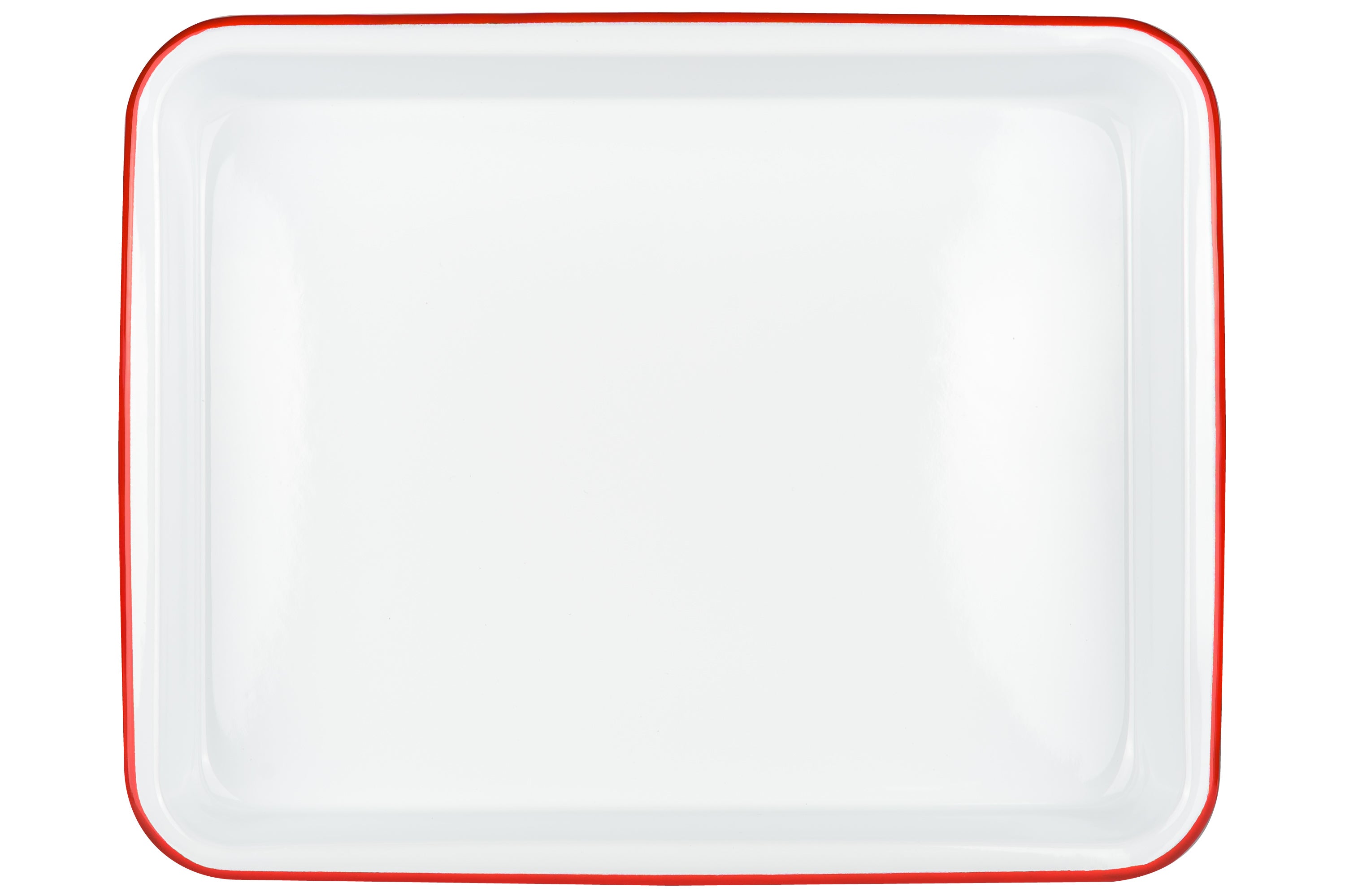 Enameled Steel Butcher Tray, 9" x 11"