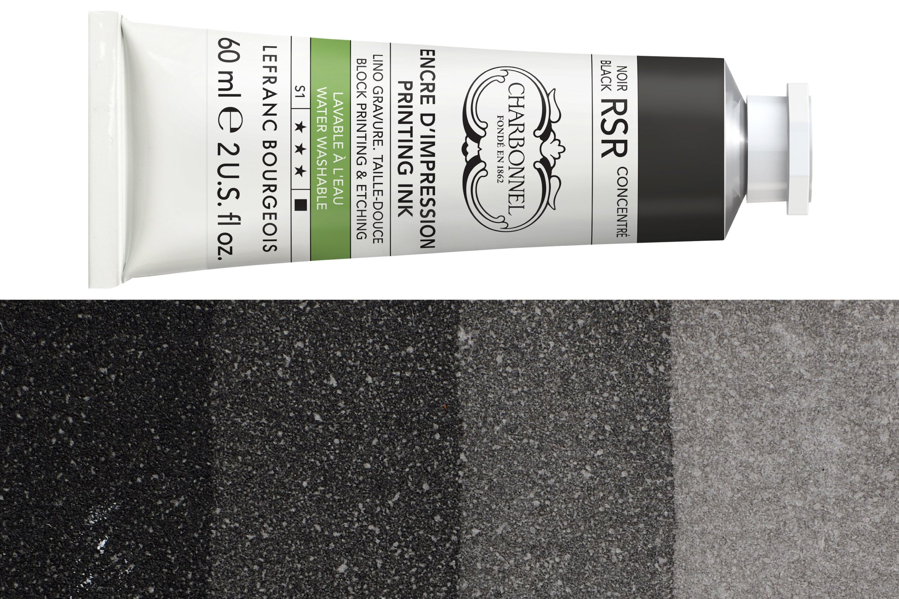 Water-Washable Oil-Based Printmaking Ink, Black RSR