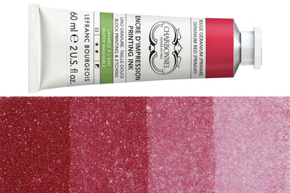Water-Washable Oil-Based Printmaking Ink, Geranium Red