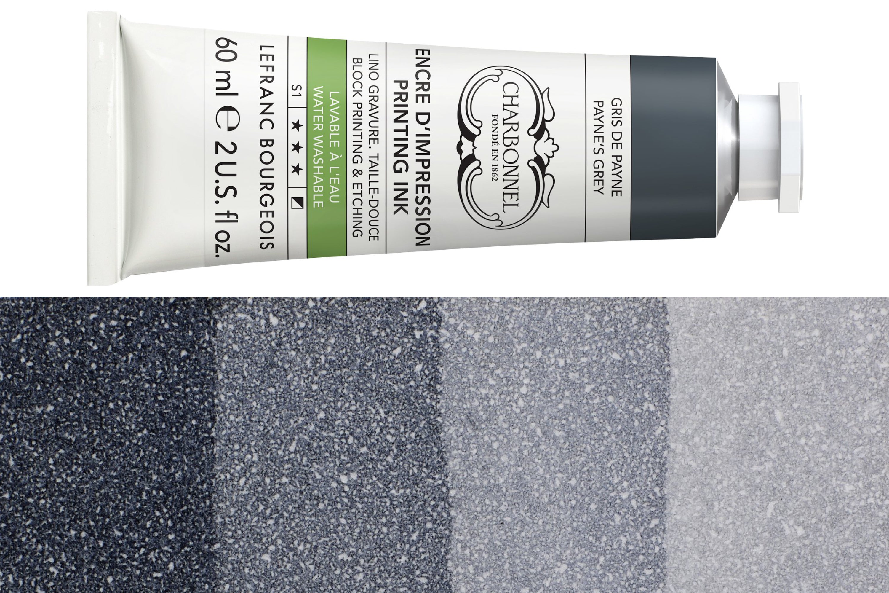 Water-Washable Oil-Based Printmaking Ink, Payne's Grey