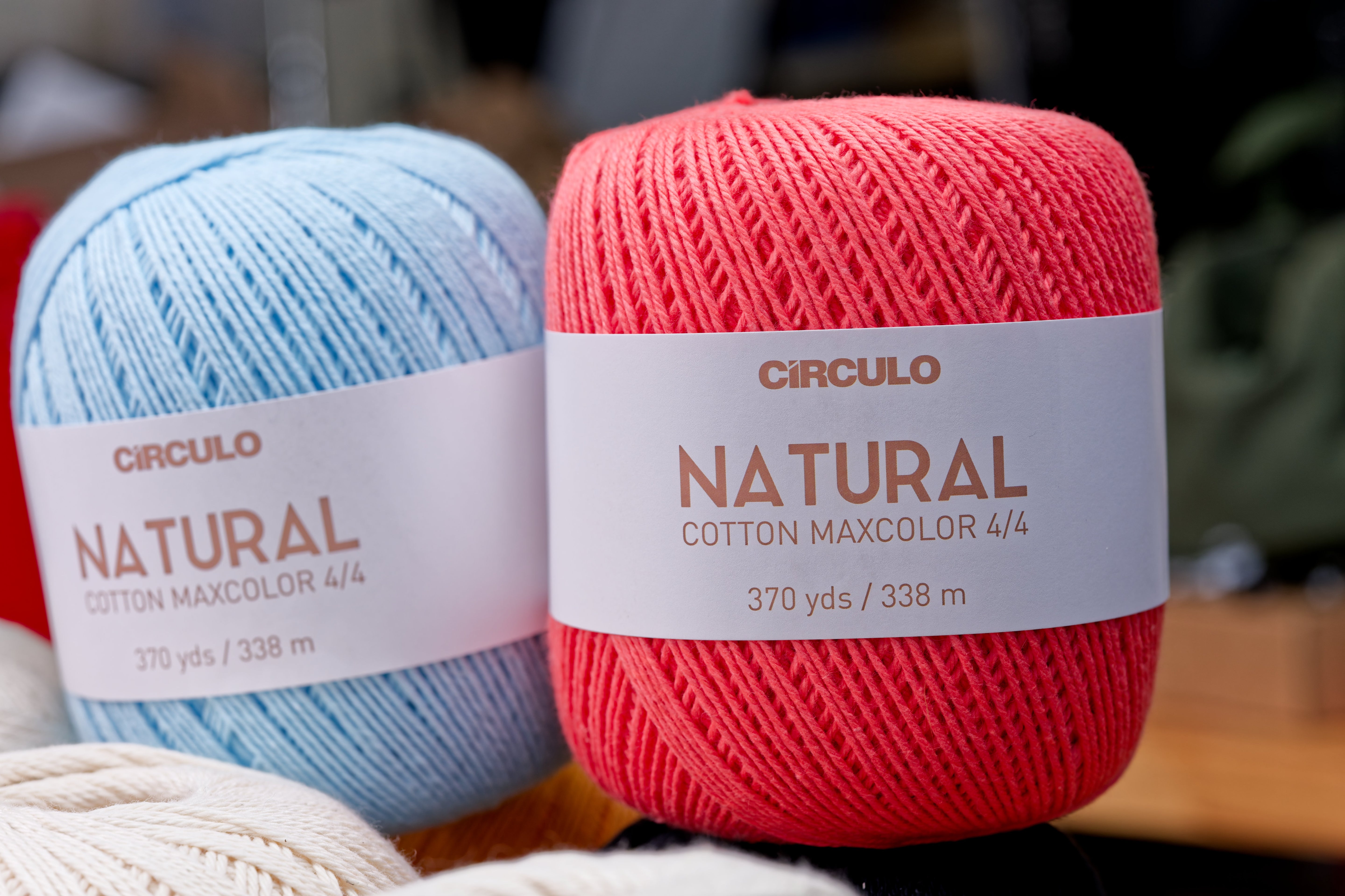 Natural Cotton Maxcolor 4/4 Yarn, #6375 Grape