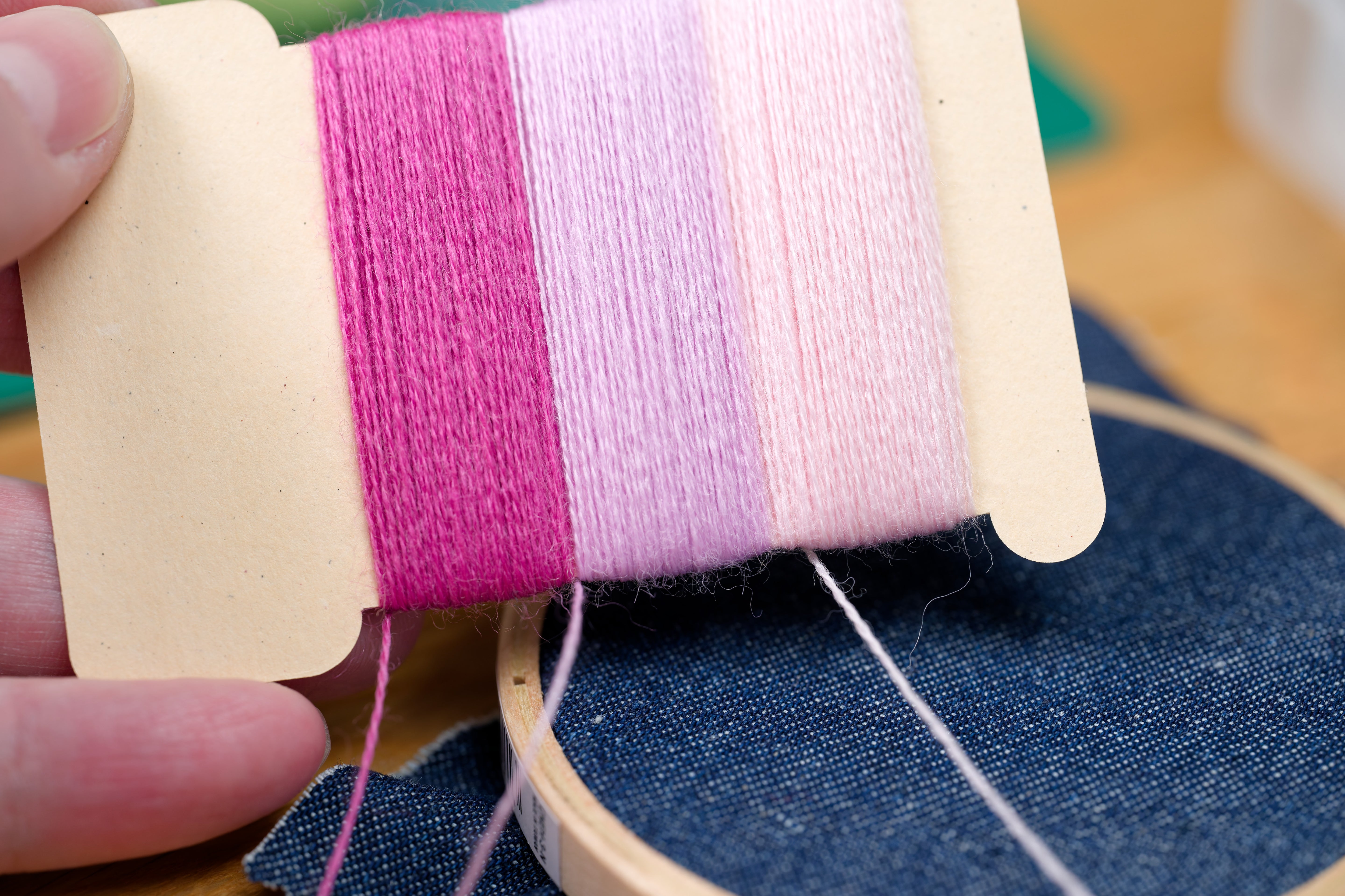 Clover Darning Yarn, Three-Color Pack