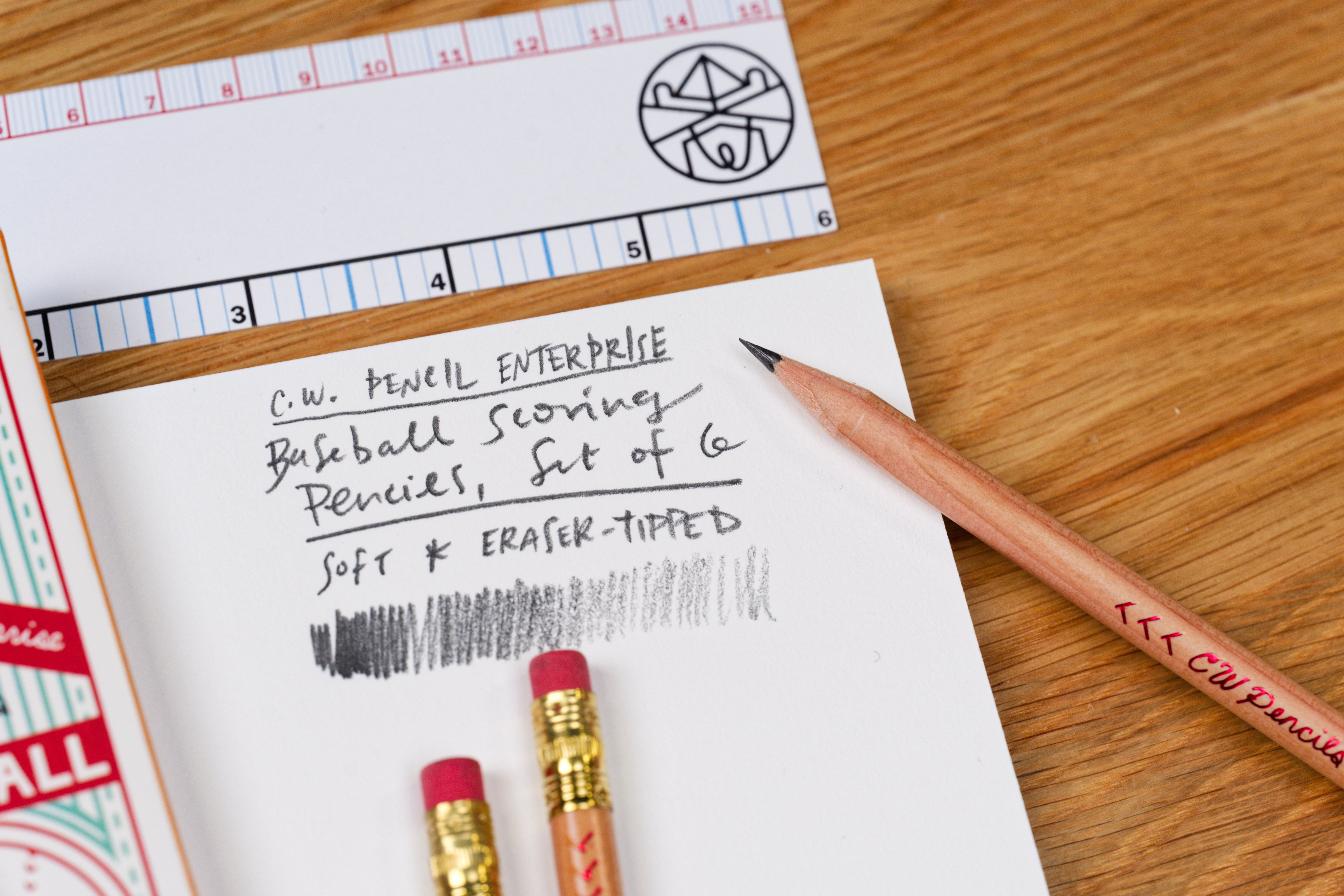 Baseball Scoring Pencils, Set of 6