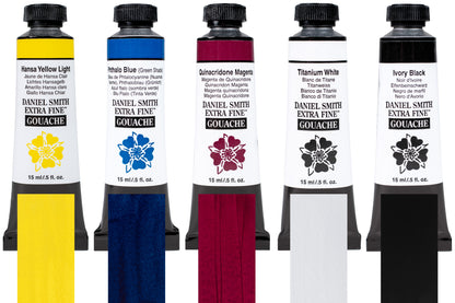 Extra Fine Gouache, Modern Mixing Set of 5
