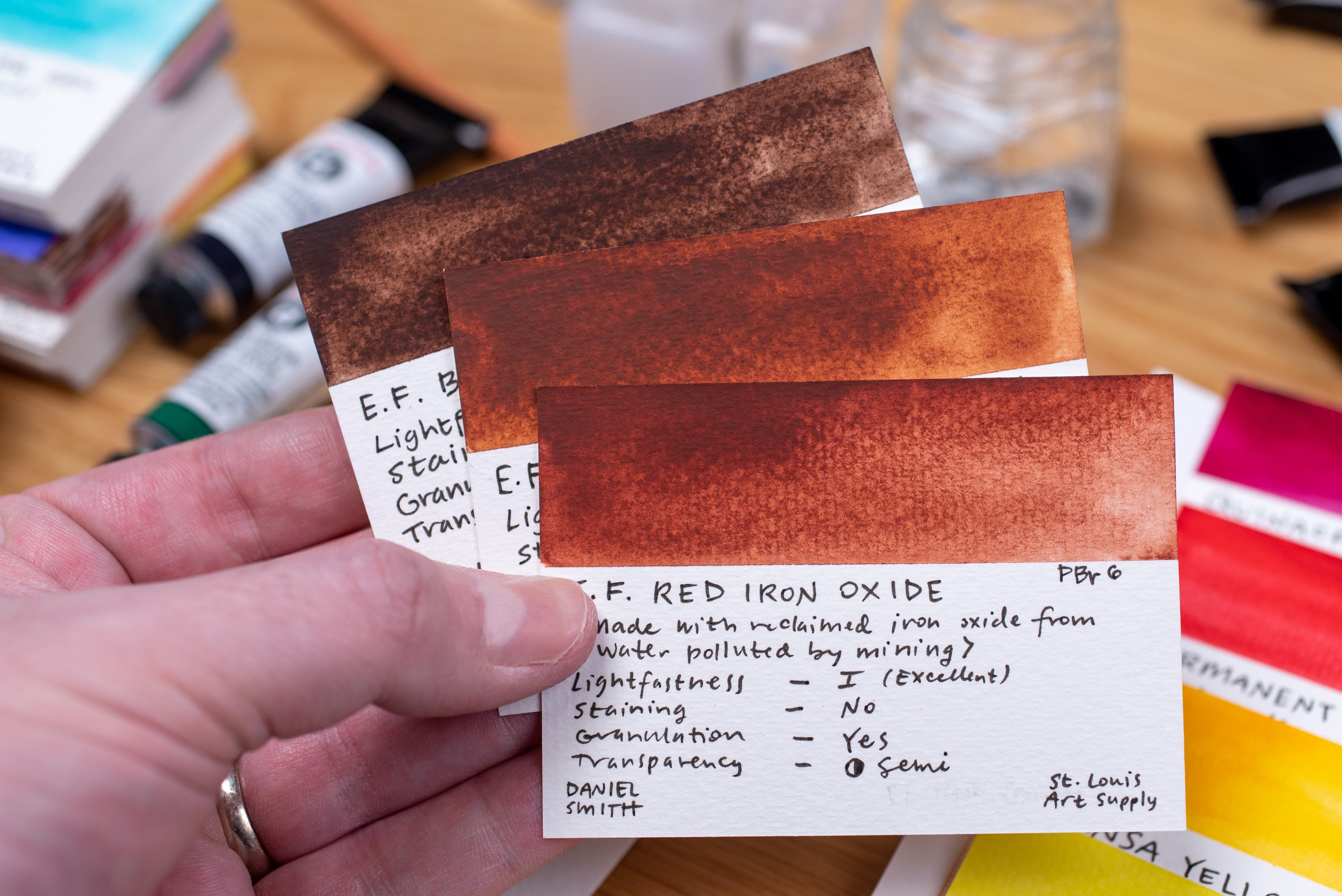 Daniel Smith Extra Fine Watercolor, 15 mL, Transparent Red Oxide