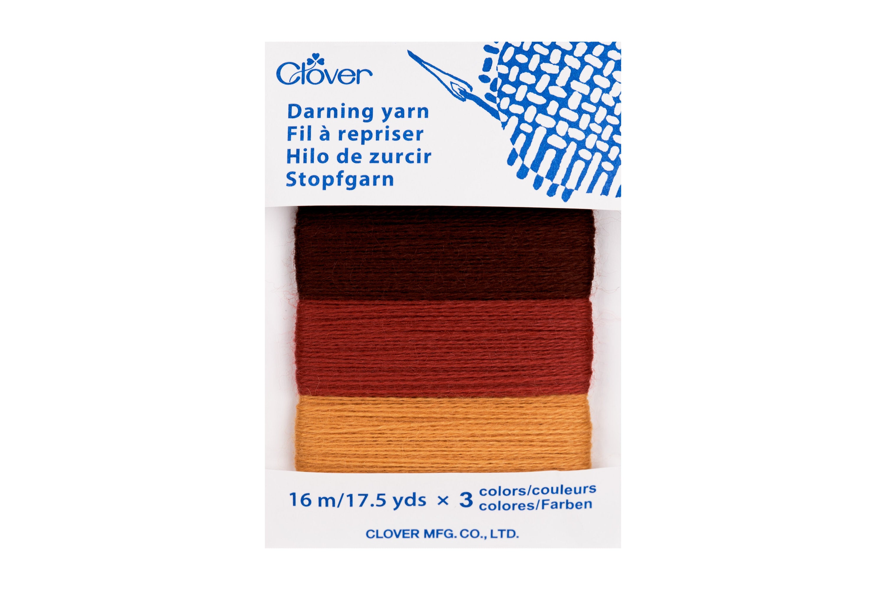 Clover Darning Yarn, Three-Color Pack