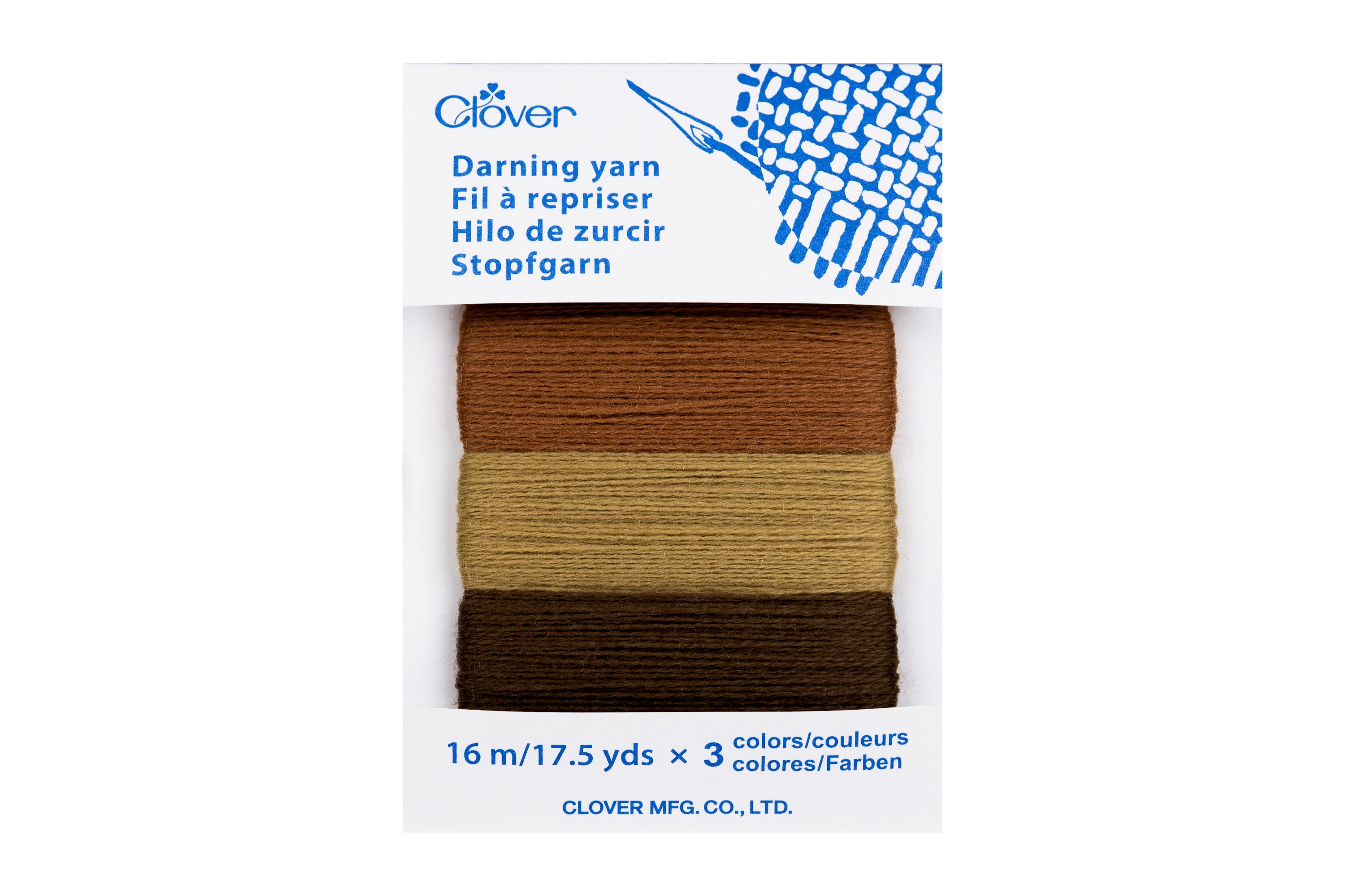Clover Darning Yarn, Three-Color Pack