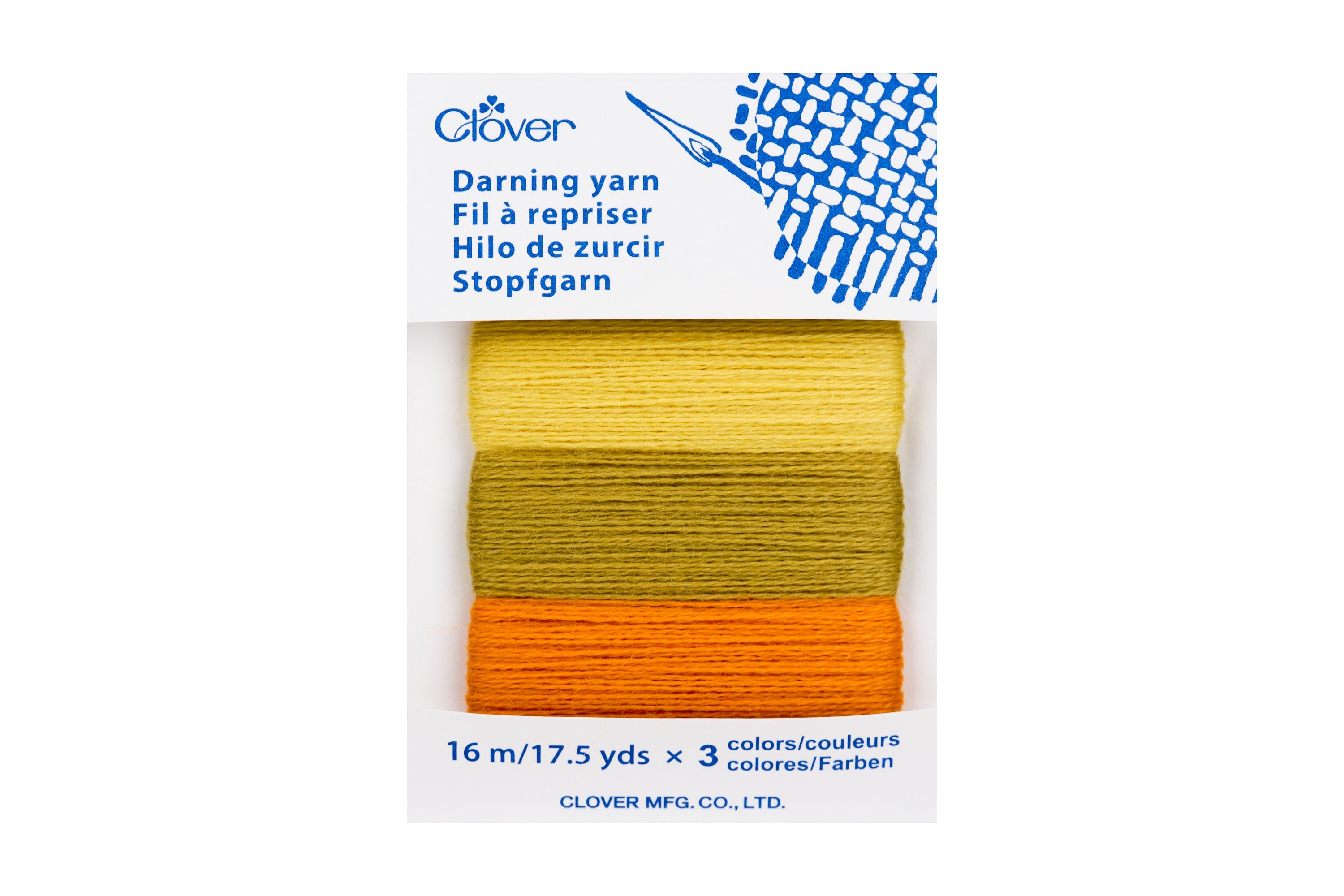 Clover Darning Yarn, Three-Color Pack