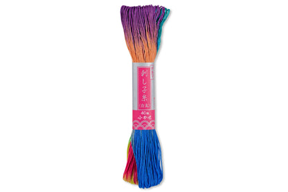 Six-Ply Sashiko Thread, #101 Rainbow