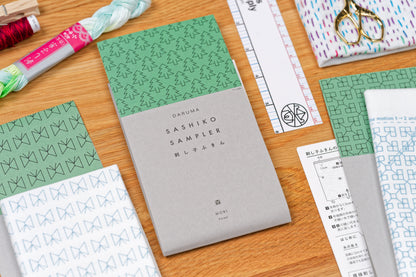 Daruma Sashiko Sampler, #1152 Forest