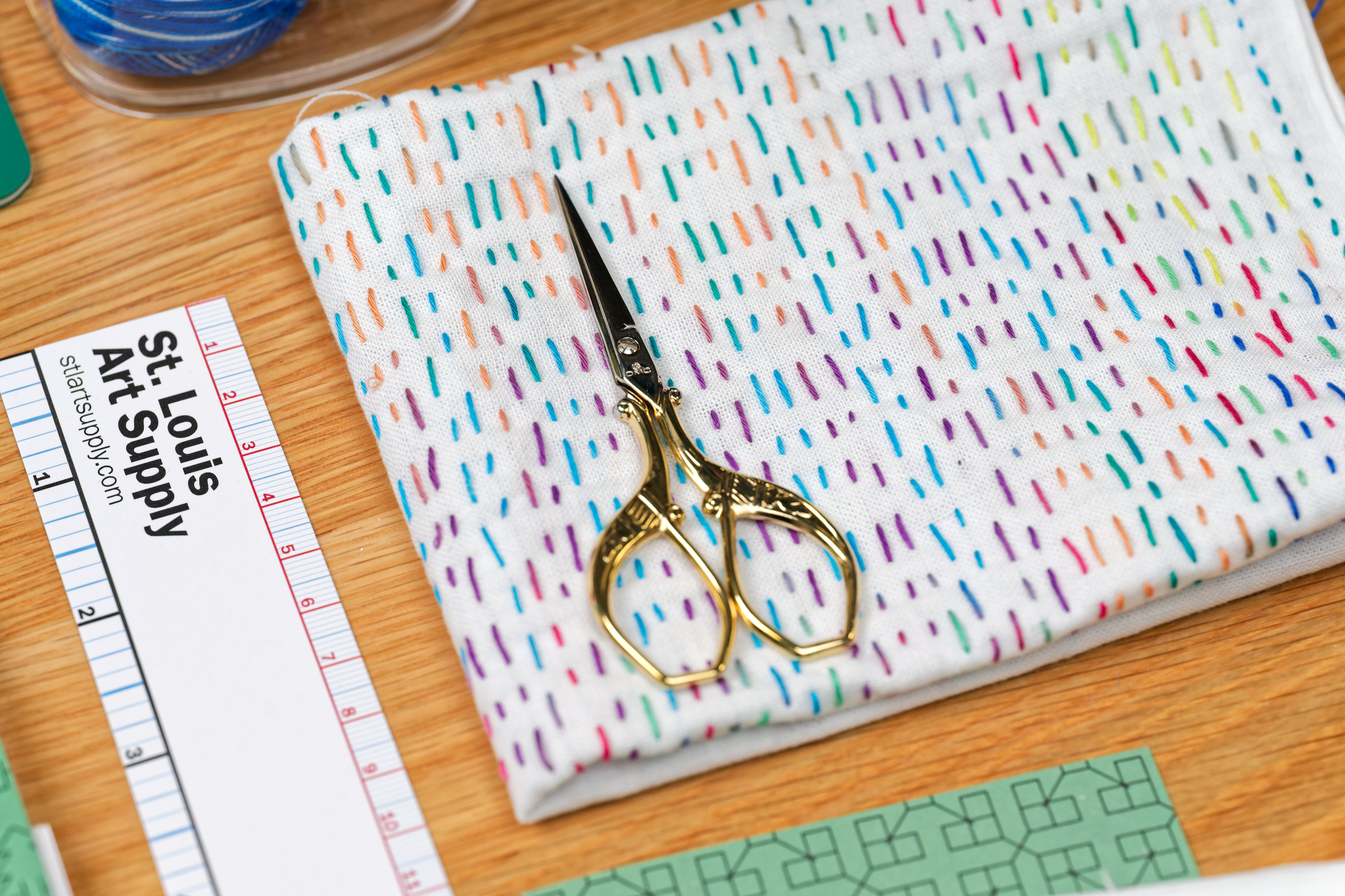 Daruma Sashiko Sampler, #1152 Forest