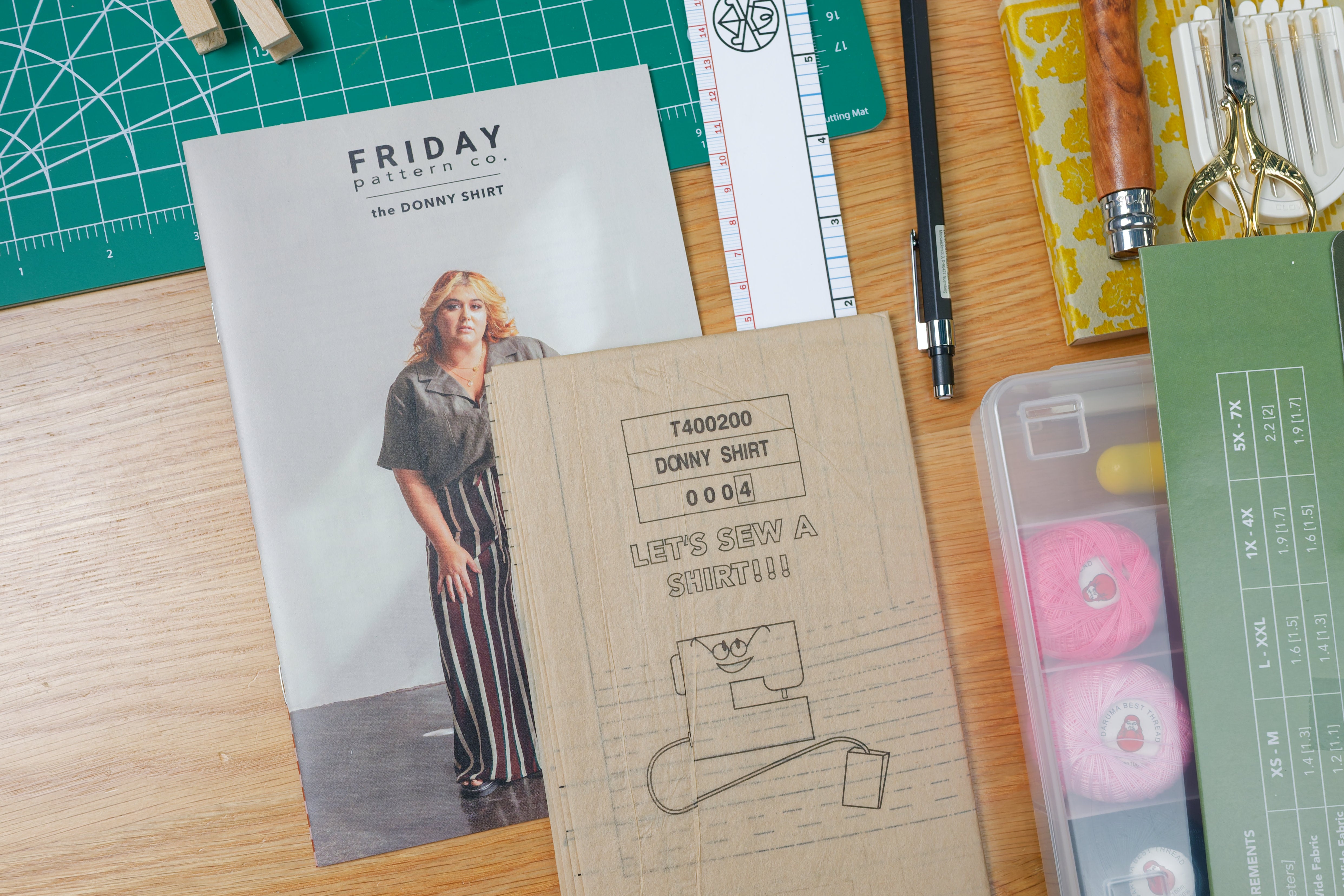 Donny Shirt Sewing Pattern