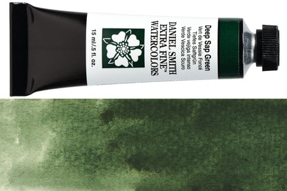 Daniel Smith Extra Fine Watercolor, 15 mL, Deep Sap Green