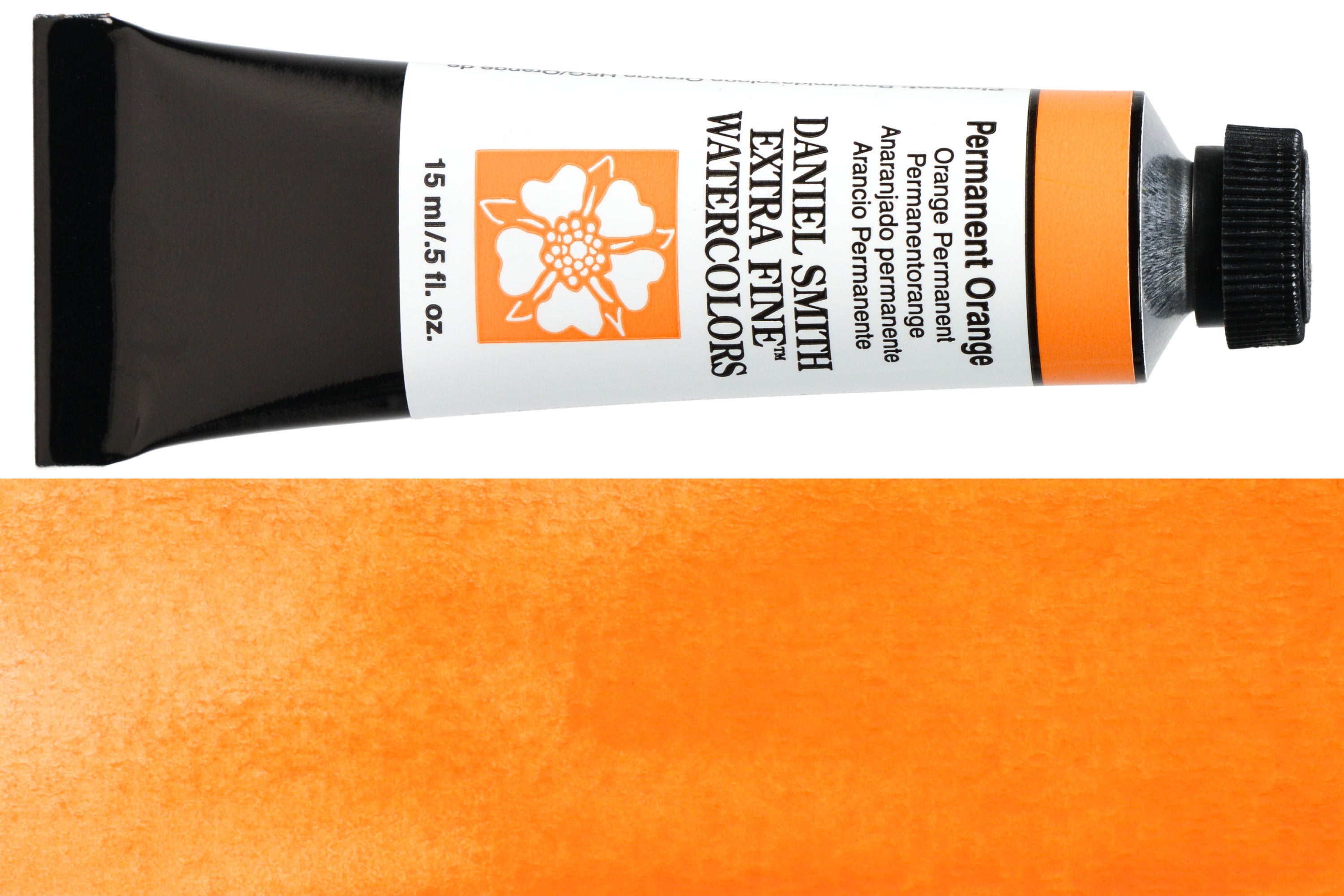 Daniel Smith Extra Fine Watercolor, 15 mL, Permanent Orange