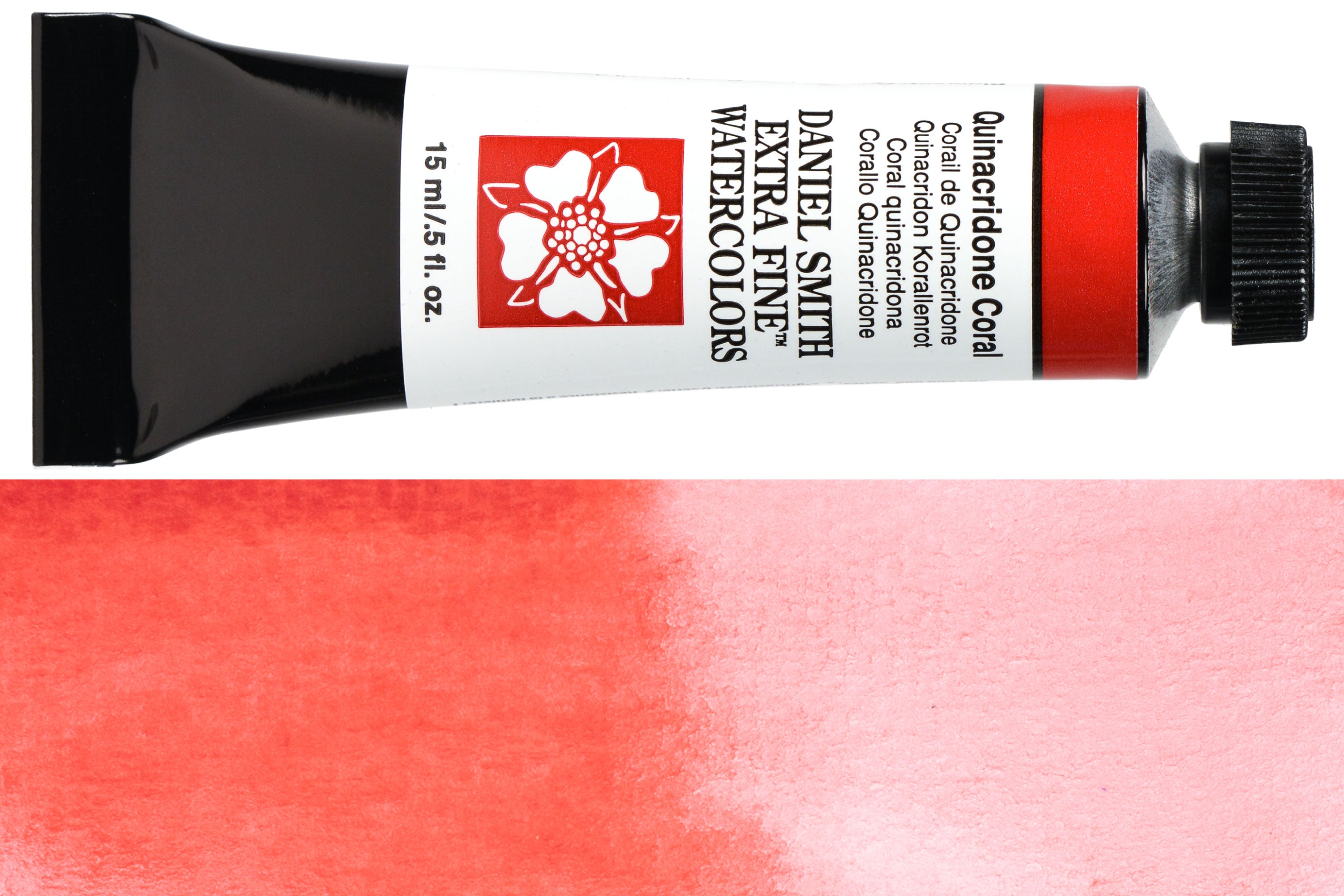 Daniel Smith Extra Fine Watercolor, 15 mL, Quinacridone Coral