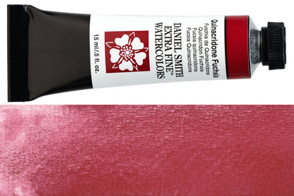 Daniel Smith Extra Fine Watercolor, 15 mL, Quinacridone Fuchsia