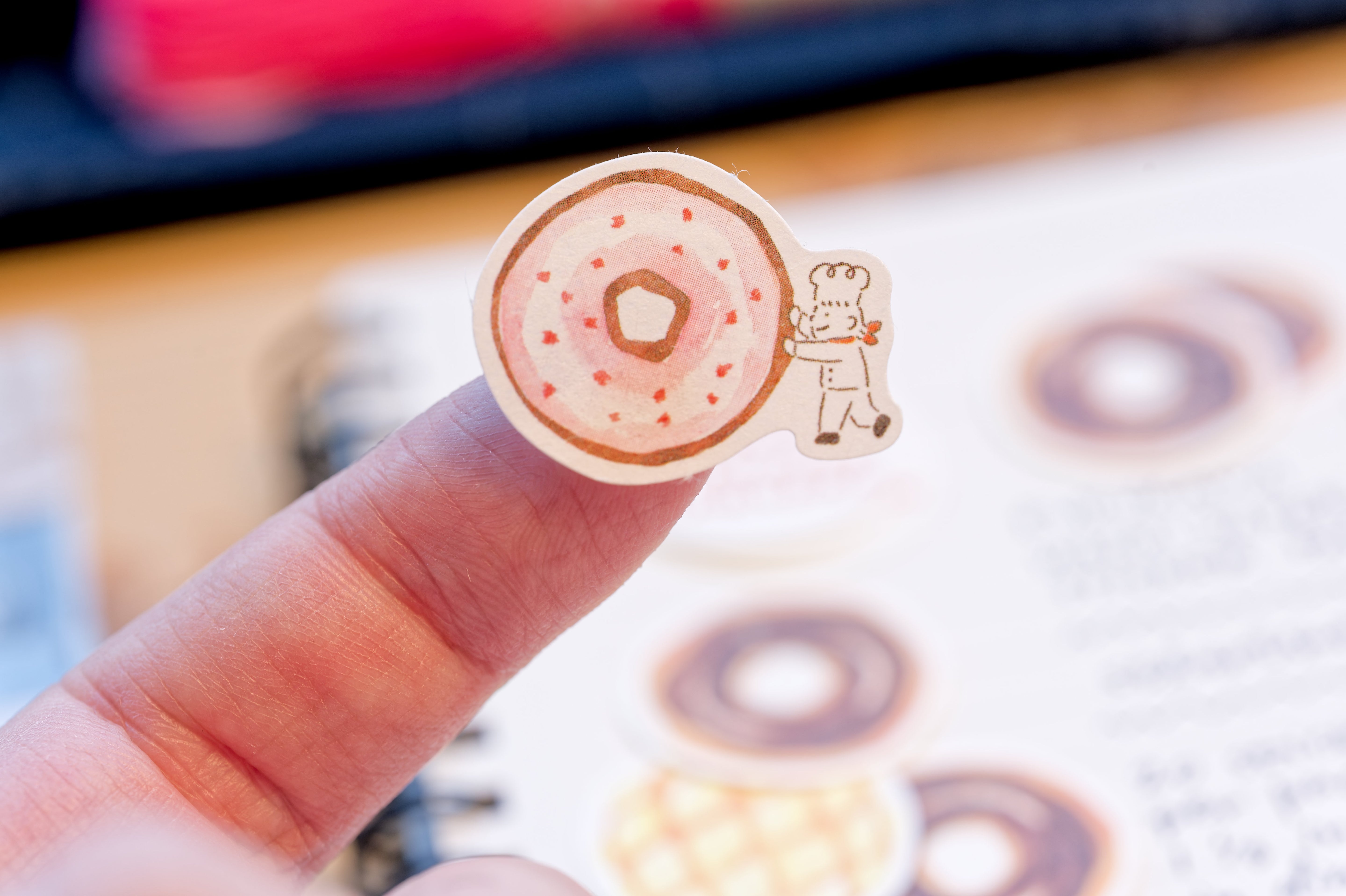 Washi Sticker Set, Donut Shop