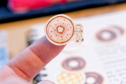 Washi Sticker Set, Donut Shop