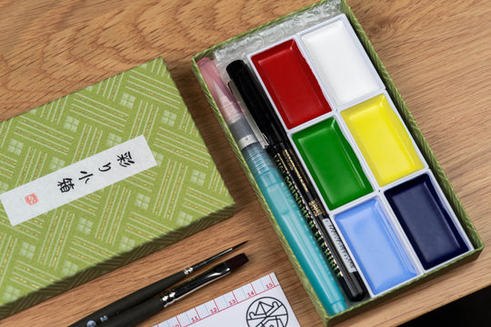 Gansai Tambi Watercolors, Sketching Set of 6