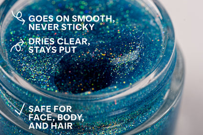 The Original Glitter Gel, Sky Blue