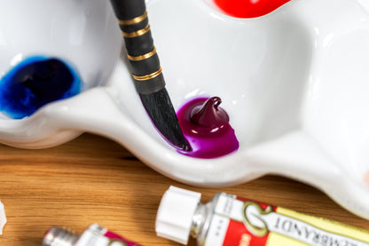Porcelain "Egg Crate" Watercolor Palette
