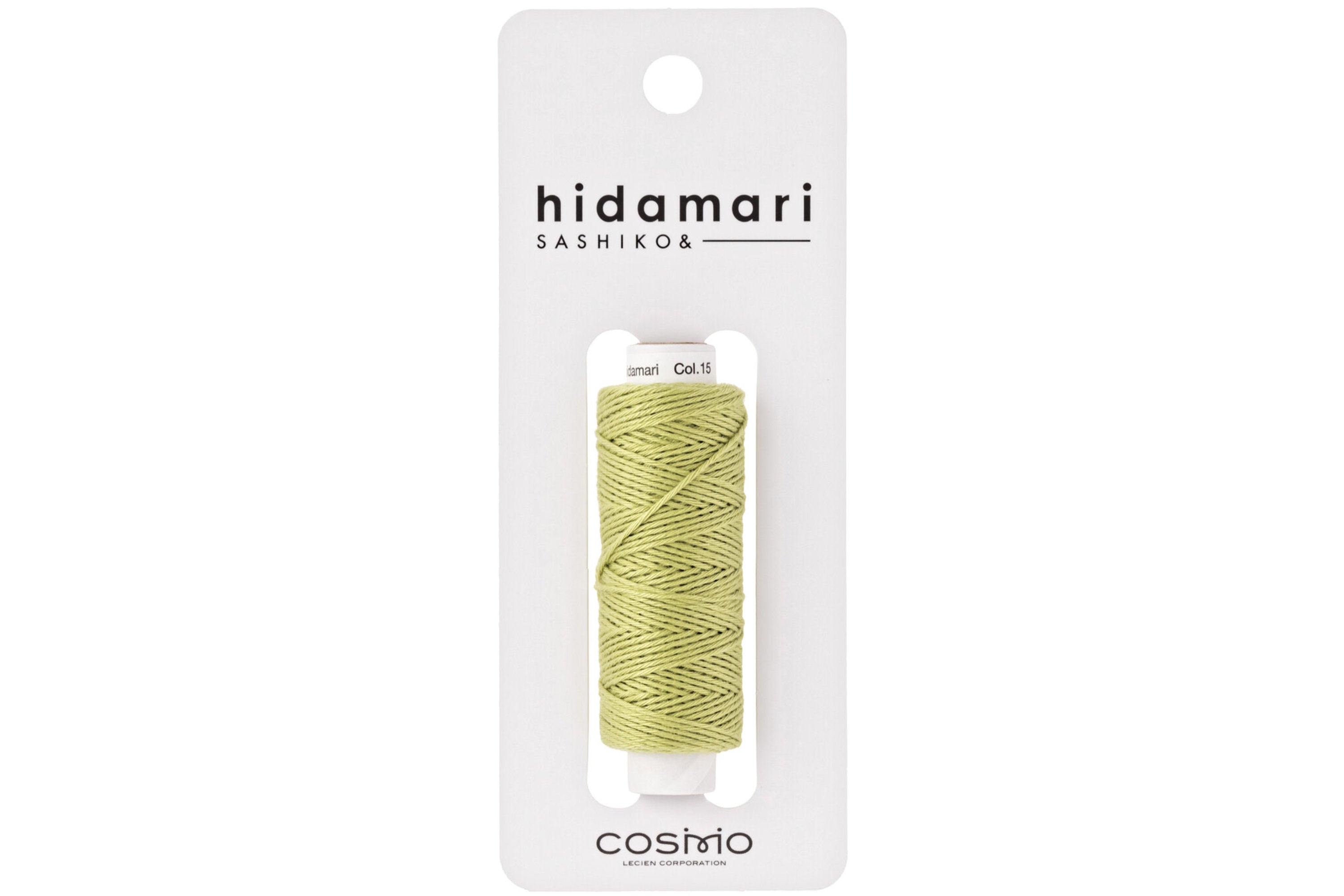 Hidamari Sashiko Thread, #015 Matcha