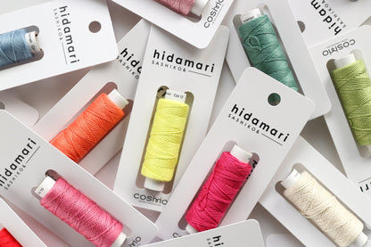 Hidamari Sashiko Thread, Complete 40-Color Bundle