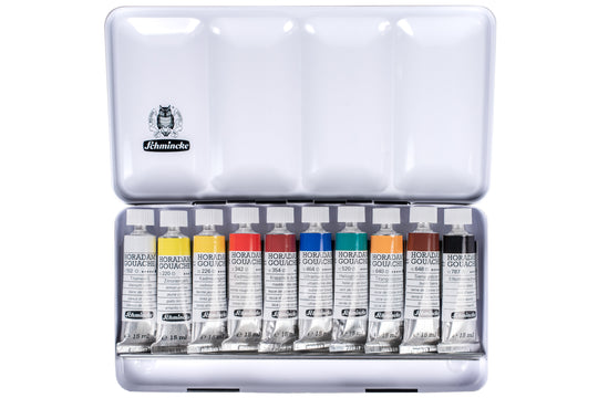 Horadam Gouache, Set of 10 with Travel Box